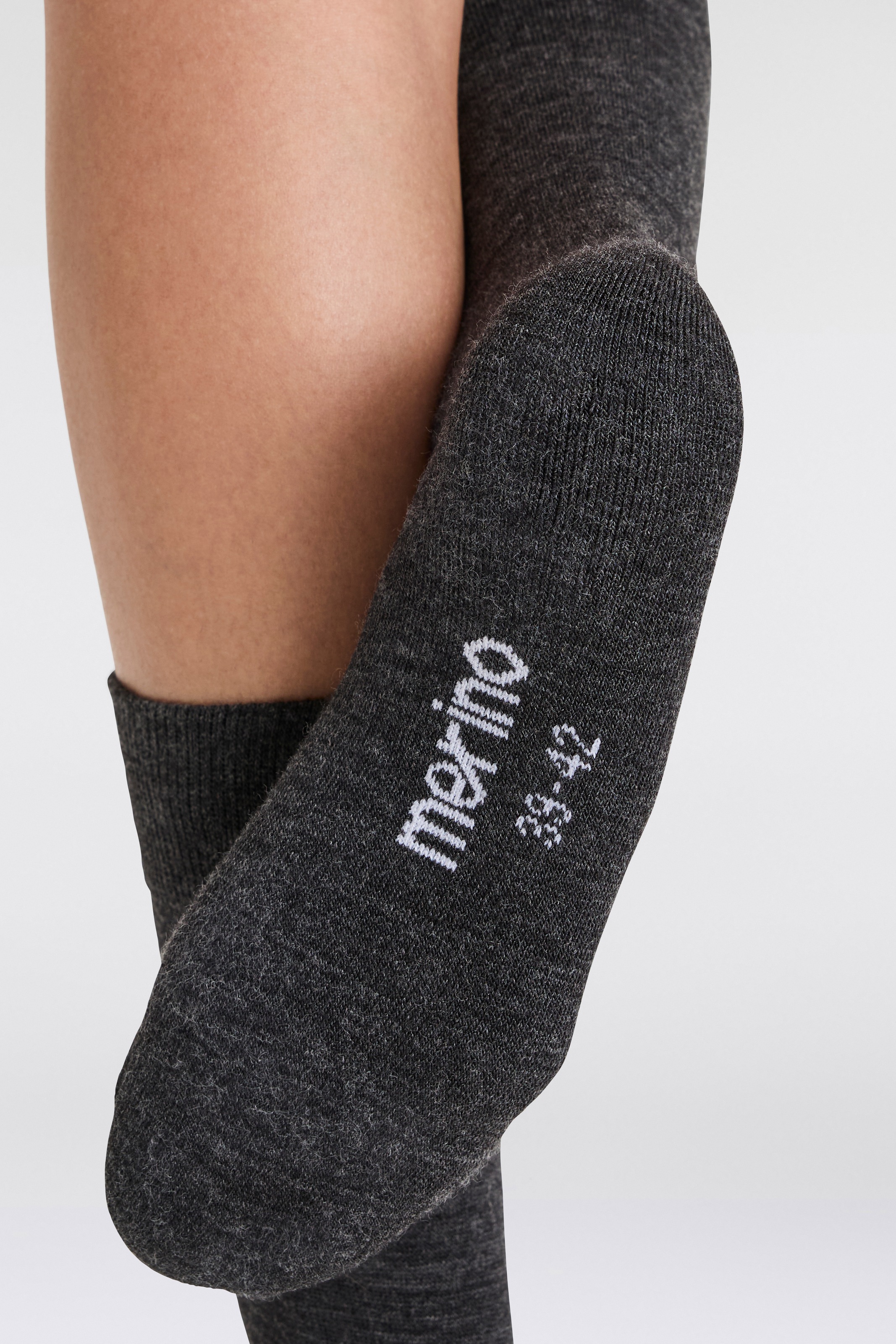 Apollo Basicsocken, (3er Pack), Unisex mit Stickerei und weichen Merinowoll-Anteil