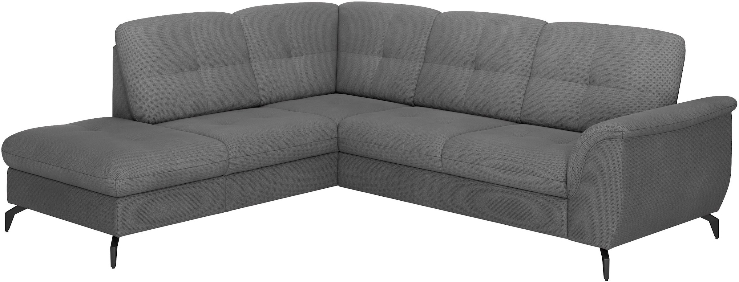 sit&more Ecksofa »Zora L-Form«, wahlweise mit Bettfunktion und Bettkasten