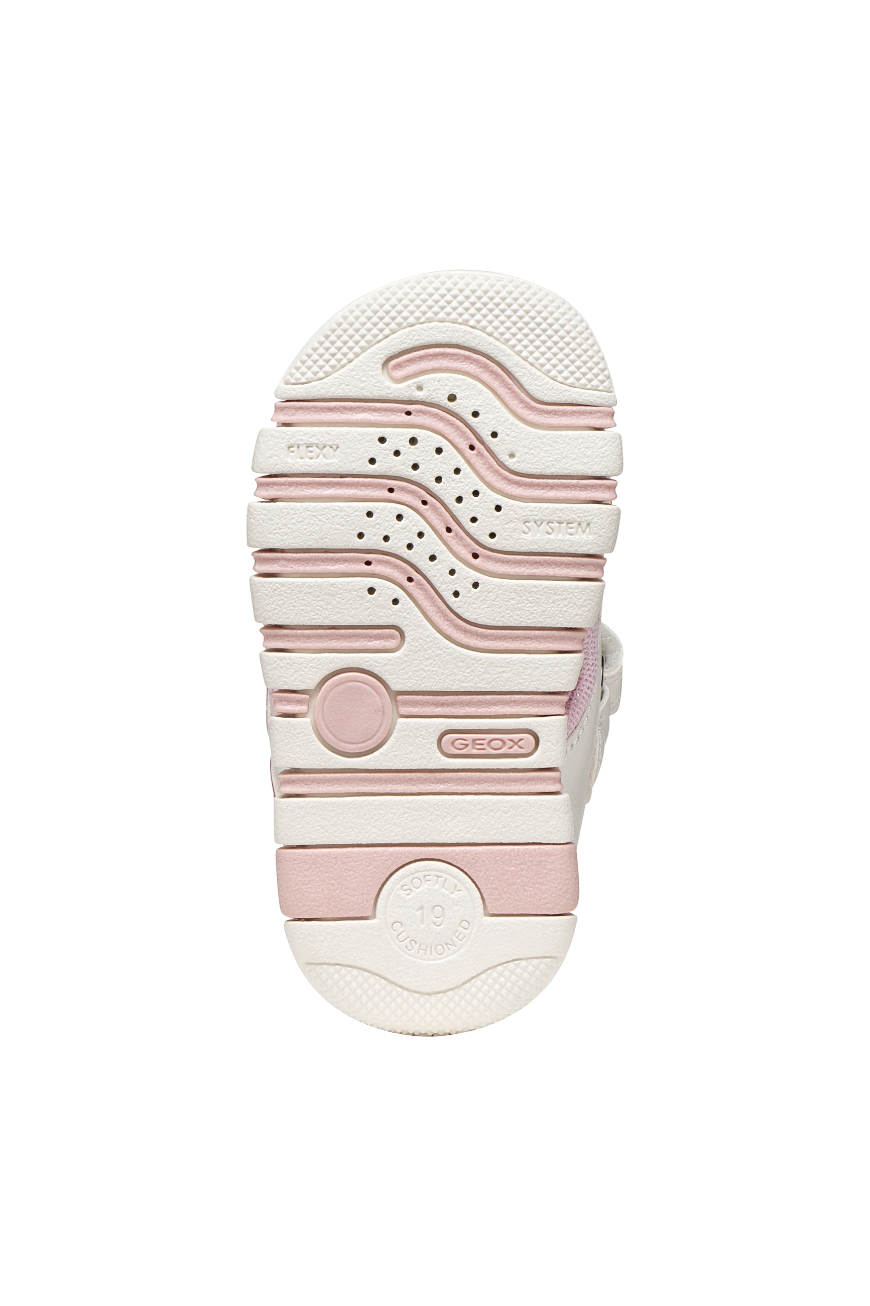 Geox »B SANDAL IUPIDOO GIR«  chaussure bébé avec écusson, gabarit de taille à télécharger