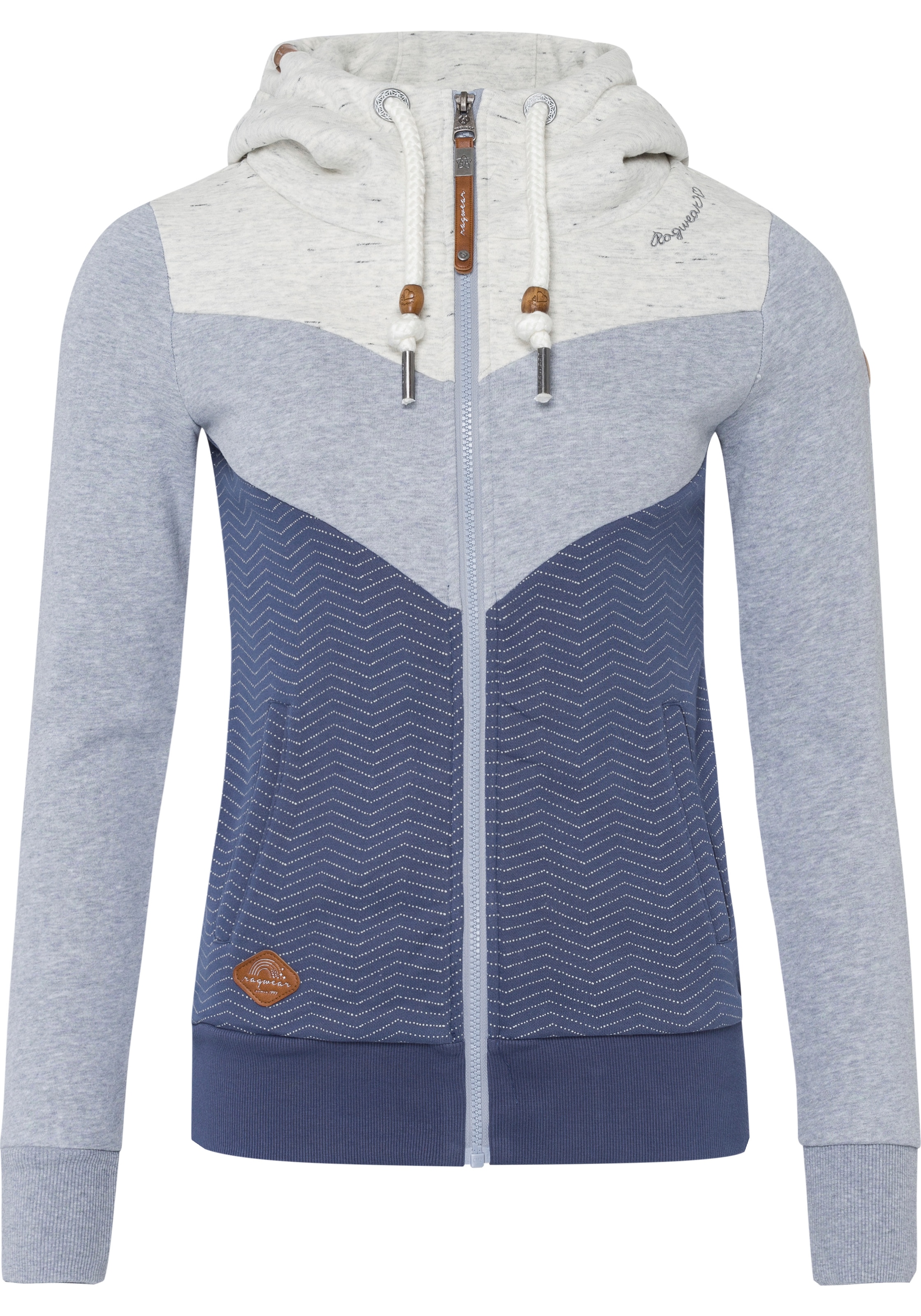 Sweatjacke »TREGA ZIP O«, im Colorblocking-Design