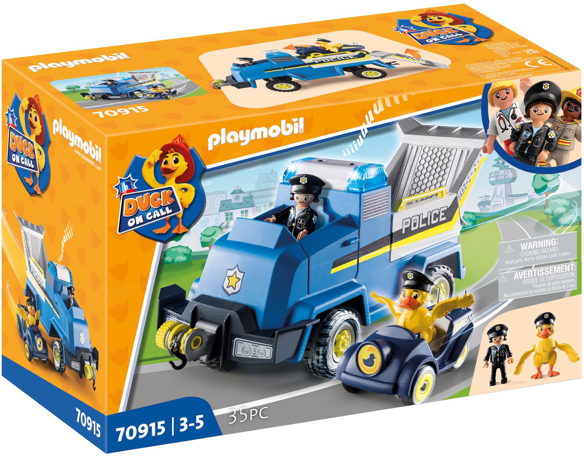 Image of Playmobil® Konstruktions-Spielset »Polizei Einsatzfahrzeug (70915), Duck on Call«, (35 St.), mit Licht und Sound bei Ackermann Versand Schweiz