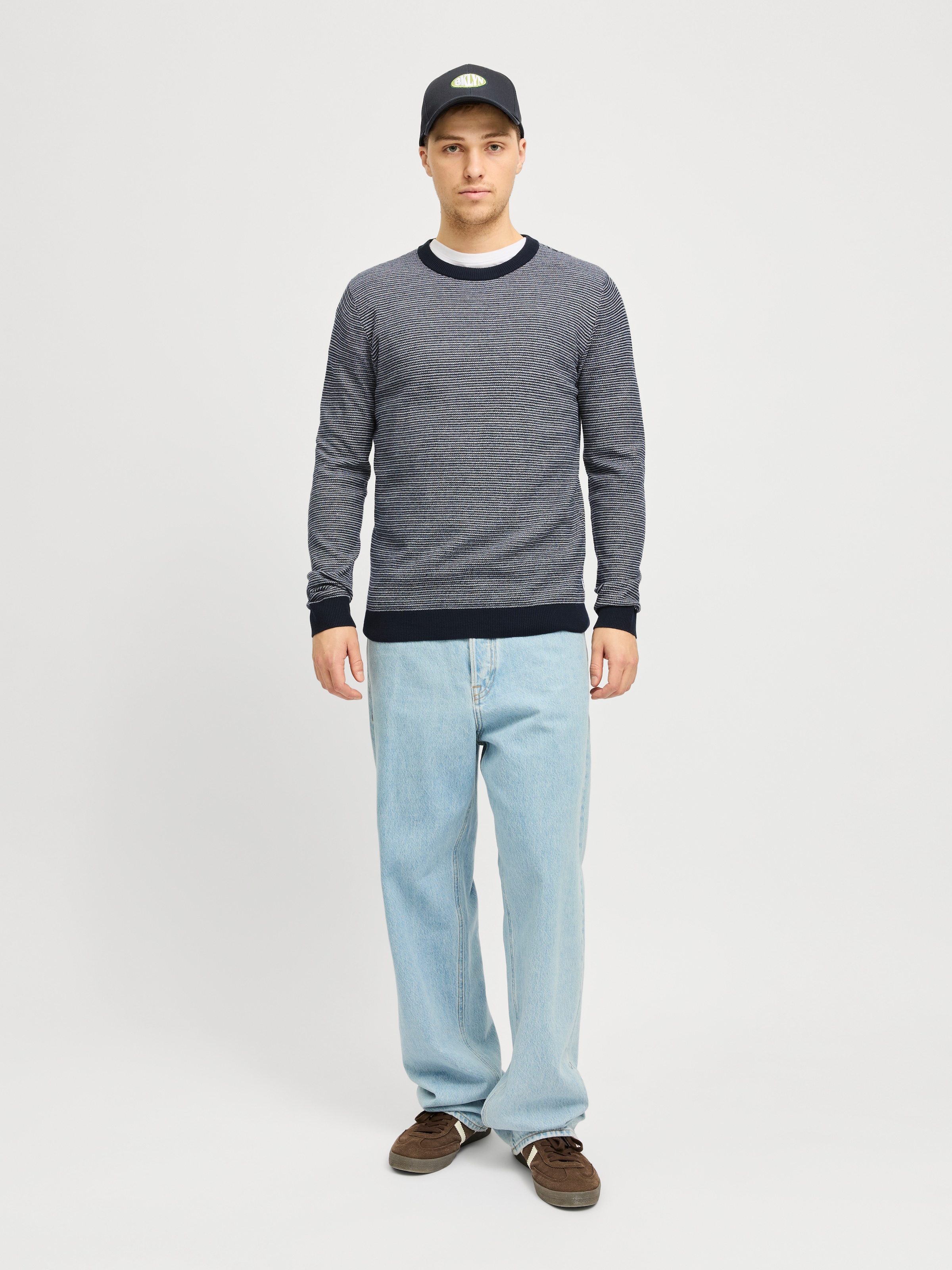 Jack & Jones Strickpullover »JJBRADY KNIT CREW NECK«