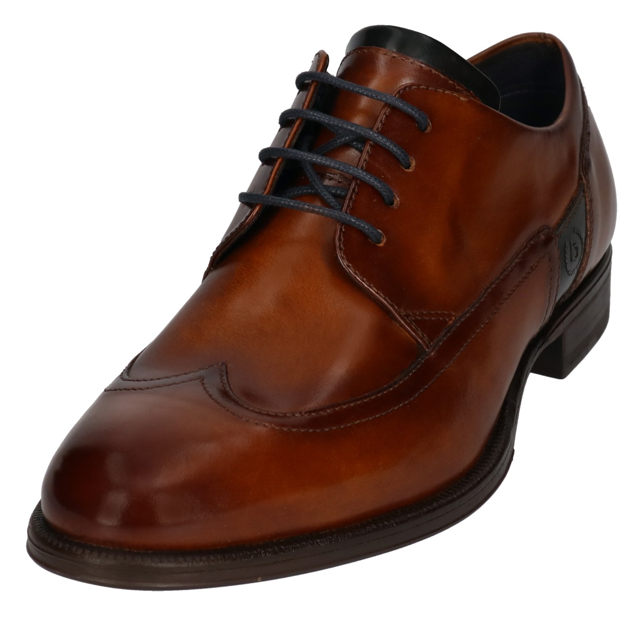 Schnürschuh, mit Ziernähten