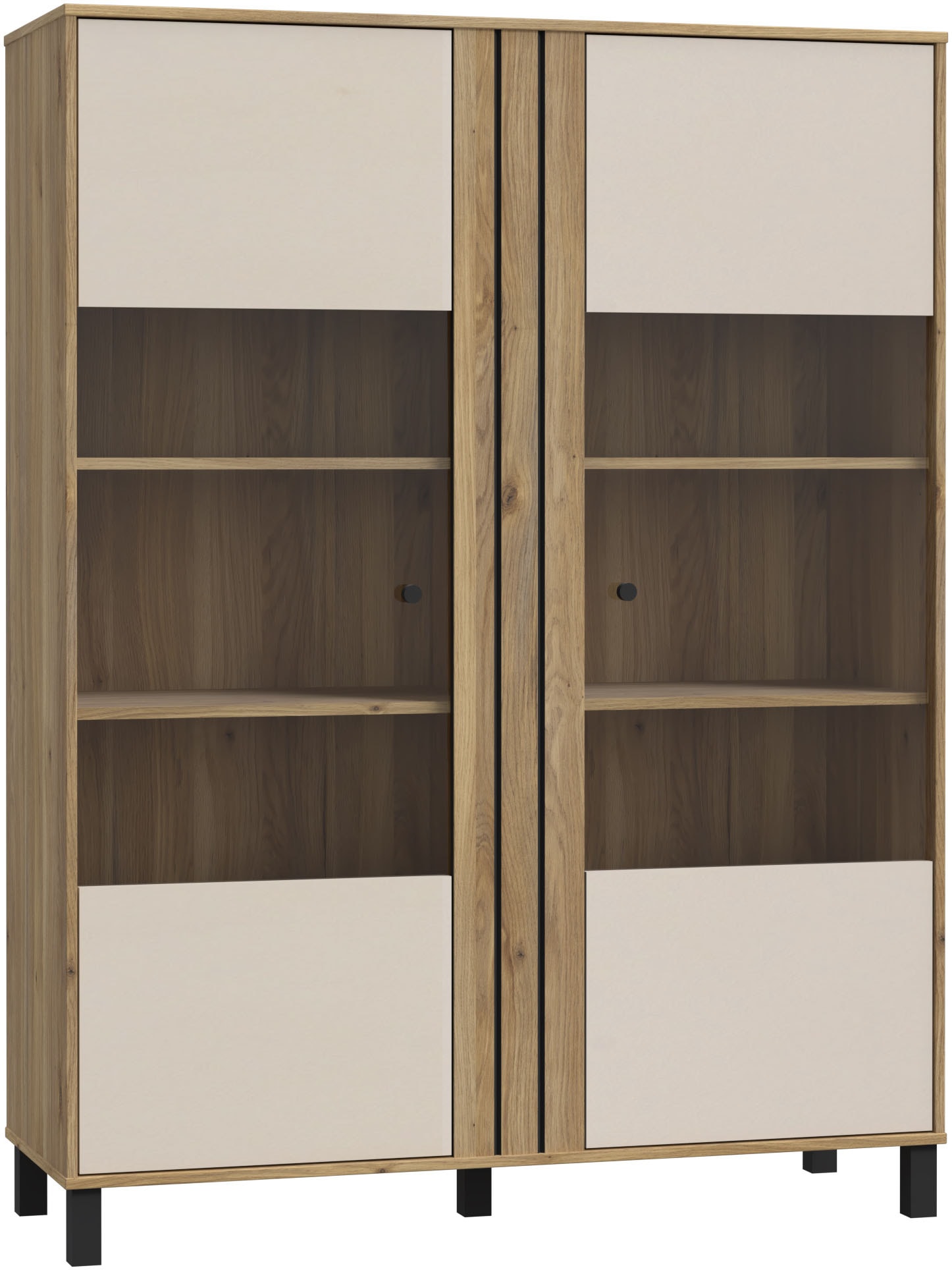 FORTE Highboard »Killarney« Highboardvitrine, Stauraum, Soft Close