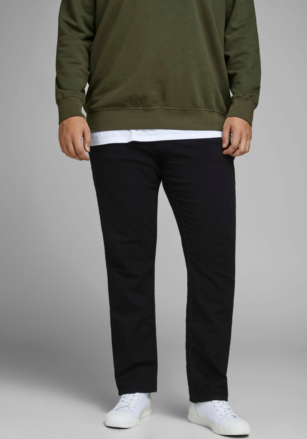 Image of Jack & Jones PlusSize Slim-fit-Jeans "Tim" Bis Jeans Weite 48