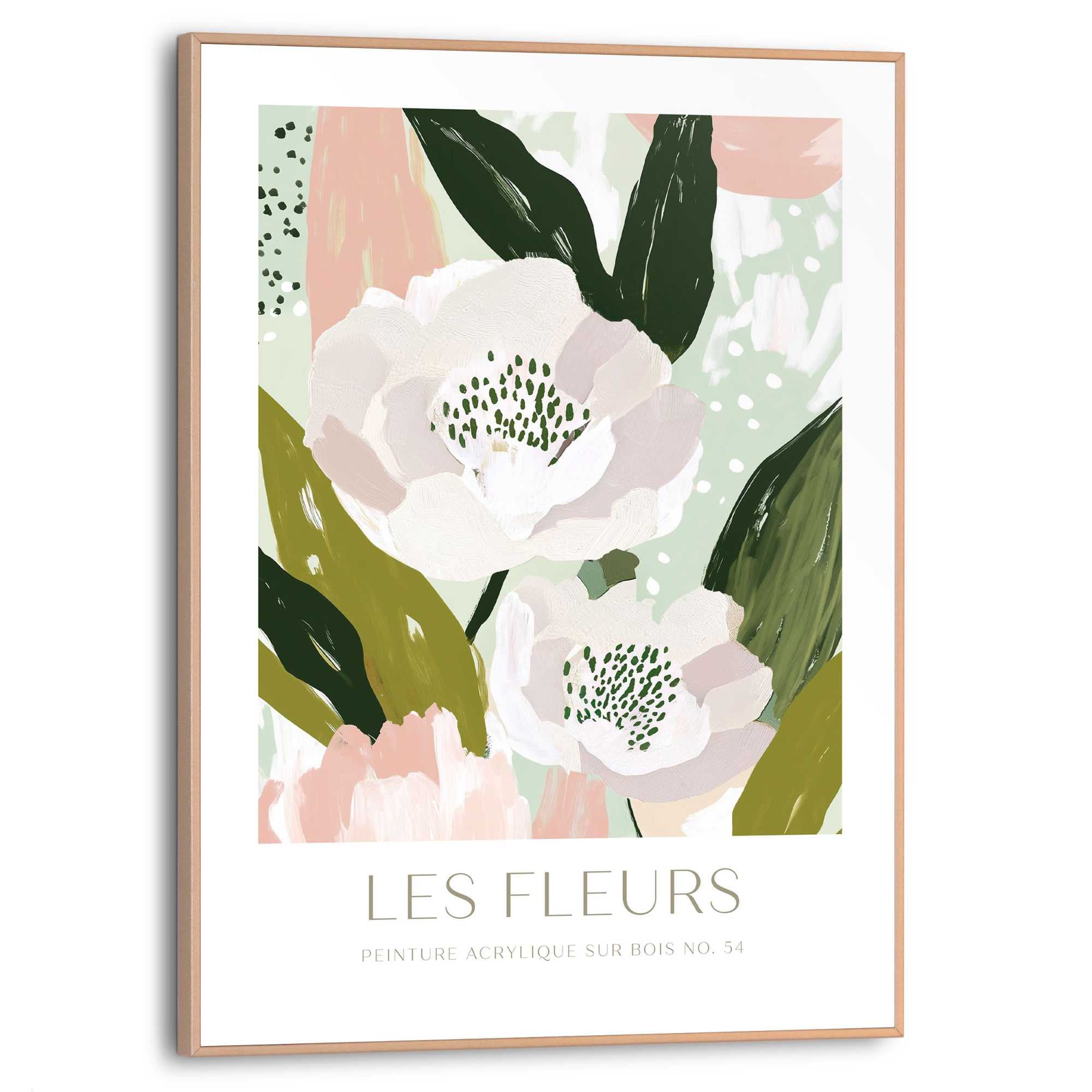 Image of Reinders Poster "Blumen" Küche - Rosa - MDF - Blumen und Pflanzen - 30x40 cm