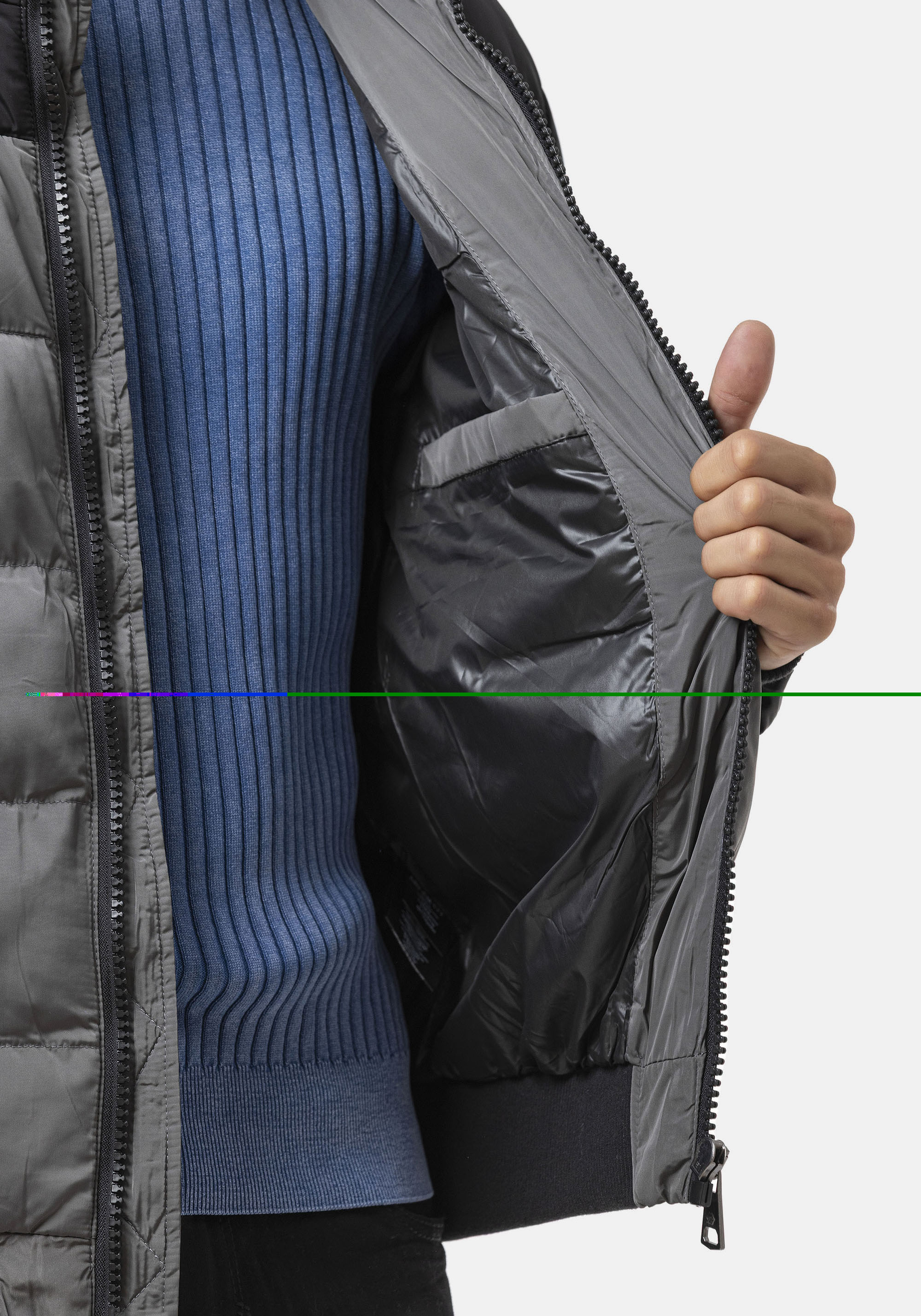 Cipo & Baxx Veste matelassée mit Kapuze