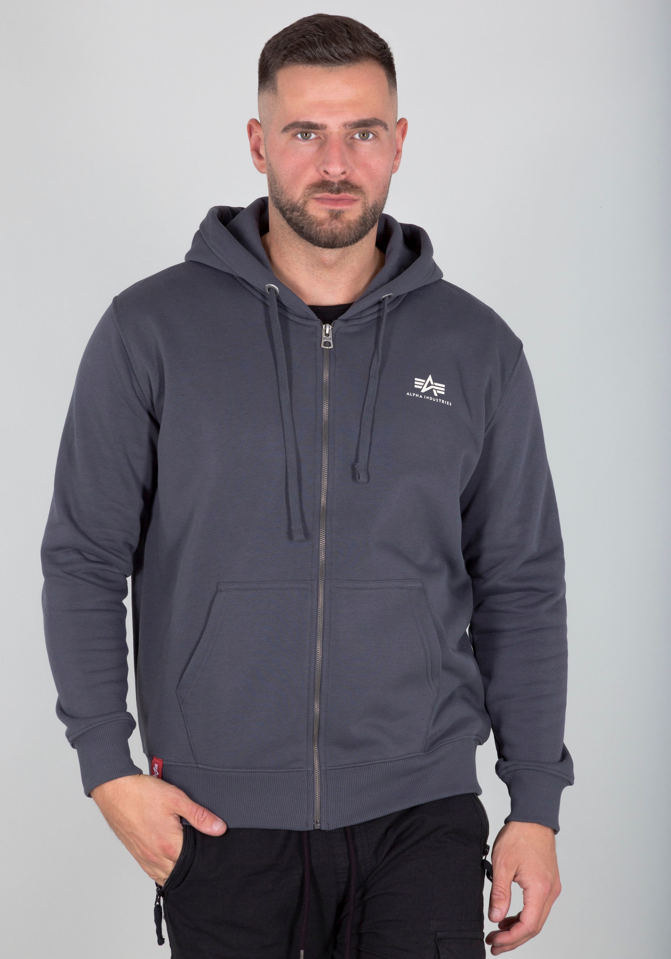 Alpha Industries Kapuzensweatjacke »Basic Zip Hoody SL«