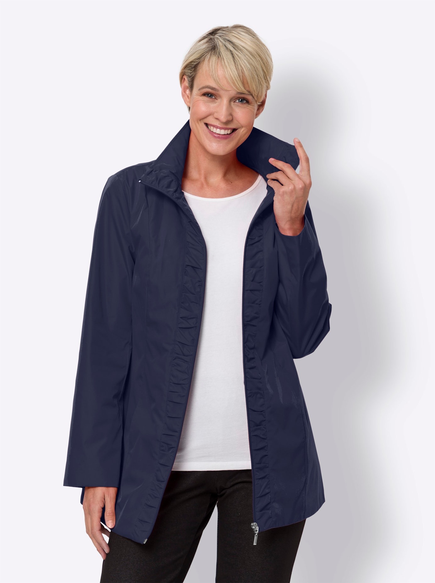 Classic Basics Langjacke ohne Kapuze