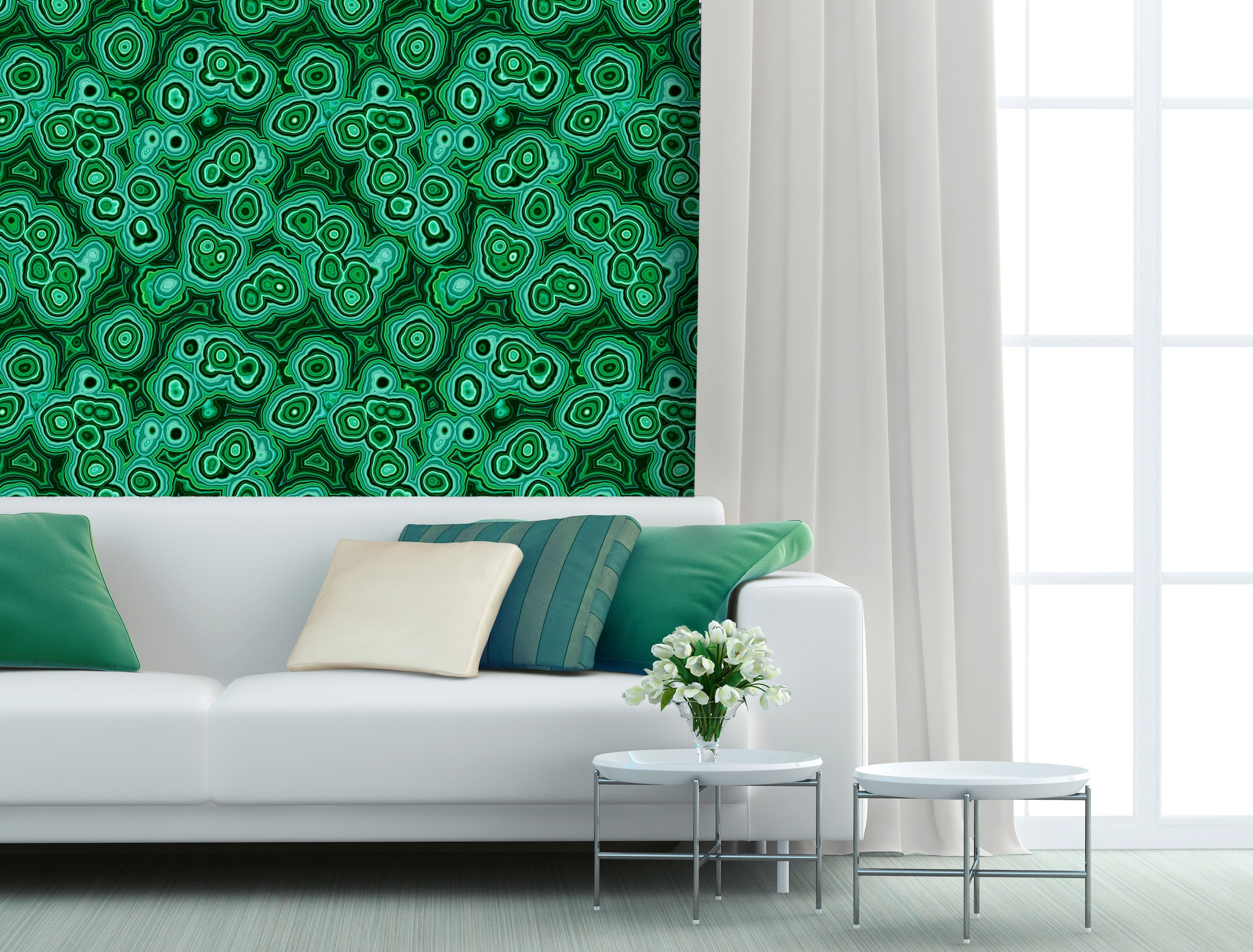 queence Papier peint vinyle »Leantos« 90x250cm, selbstklebend, kinderleichte Anbringung, , Sticker