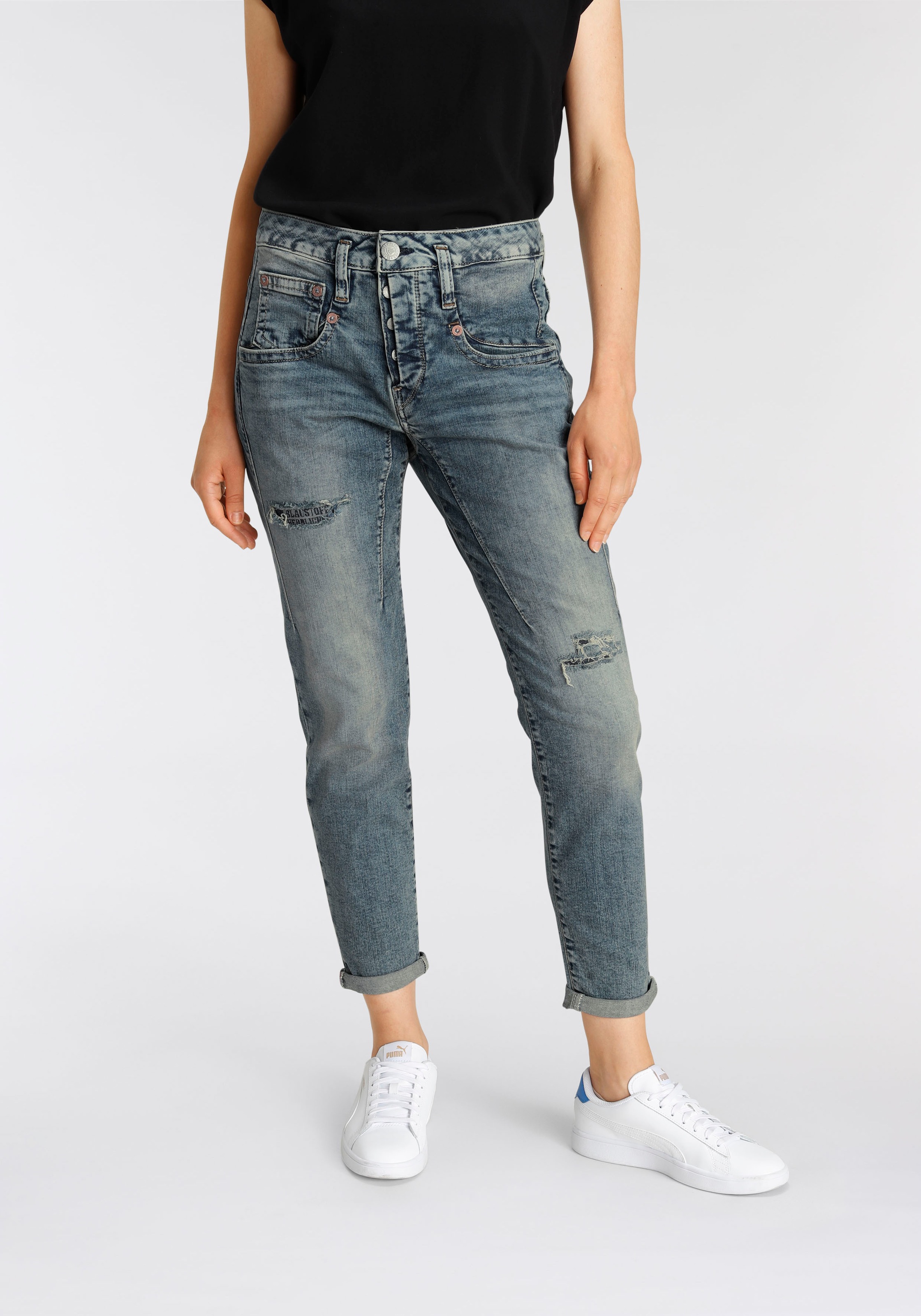 Image of Herrlicher Ankle-Jeans »SHYRA CROPPED ORGANIC«, im Boyfriend Style bei Ackermann Versand Schweiz