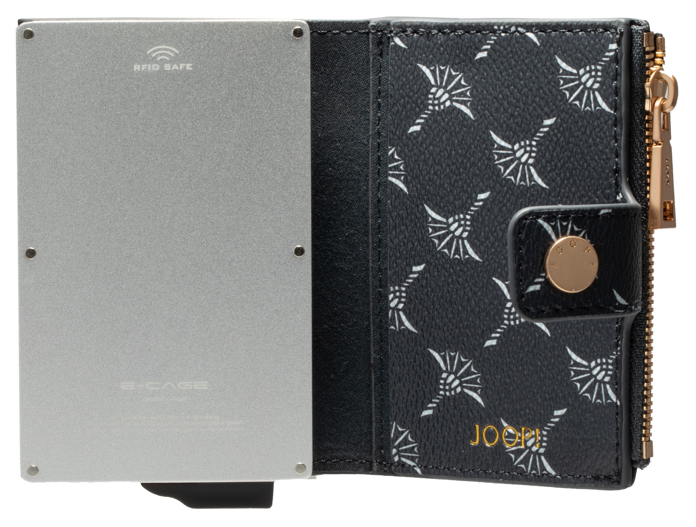 JOOP! Kartenetui »cortina 1.0 c-four e-cage sv8« Geldbörse Portemonnaie Damenbörse mit Drucken