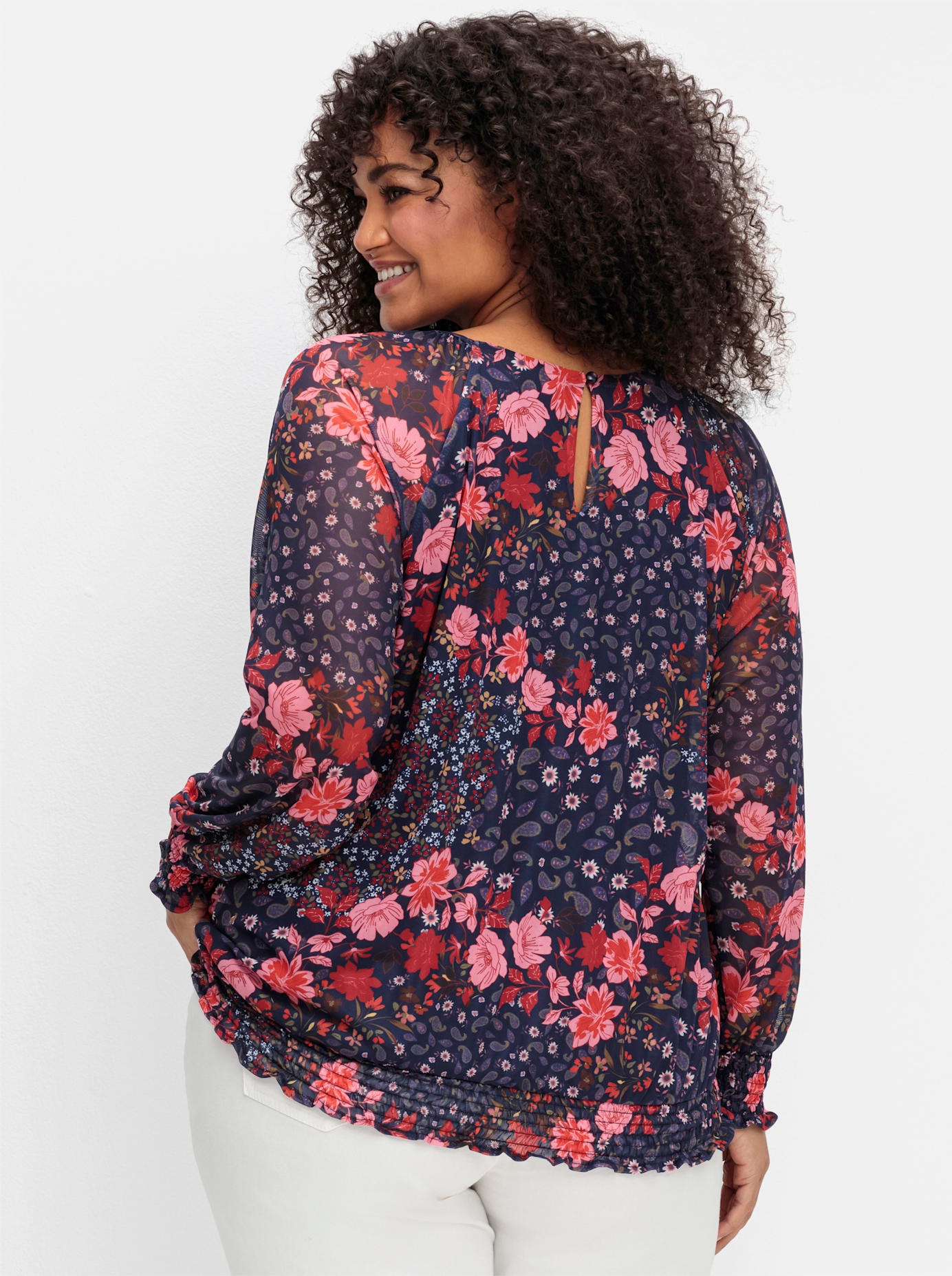 sheego by Joe Browns Langarmshirt »T-Shirt«, (1 tlg.)