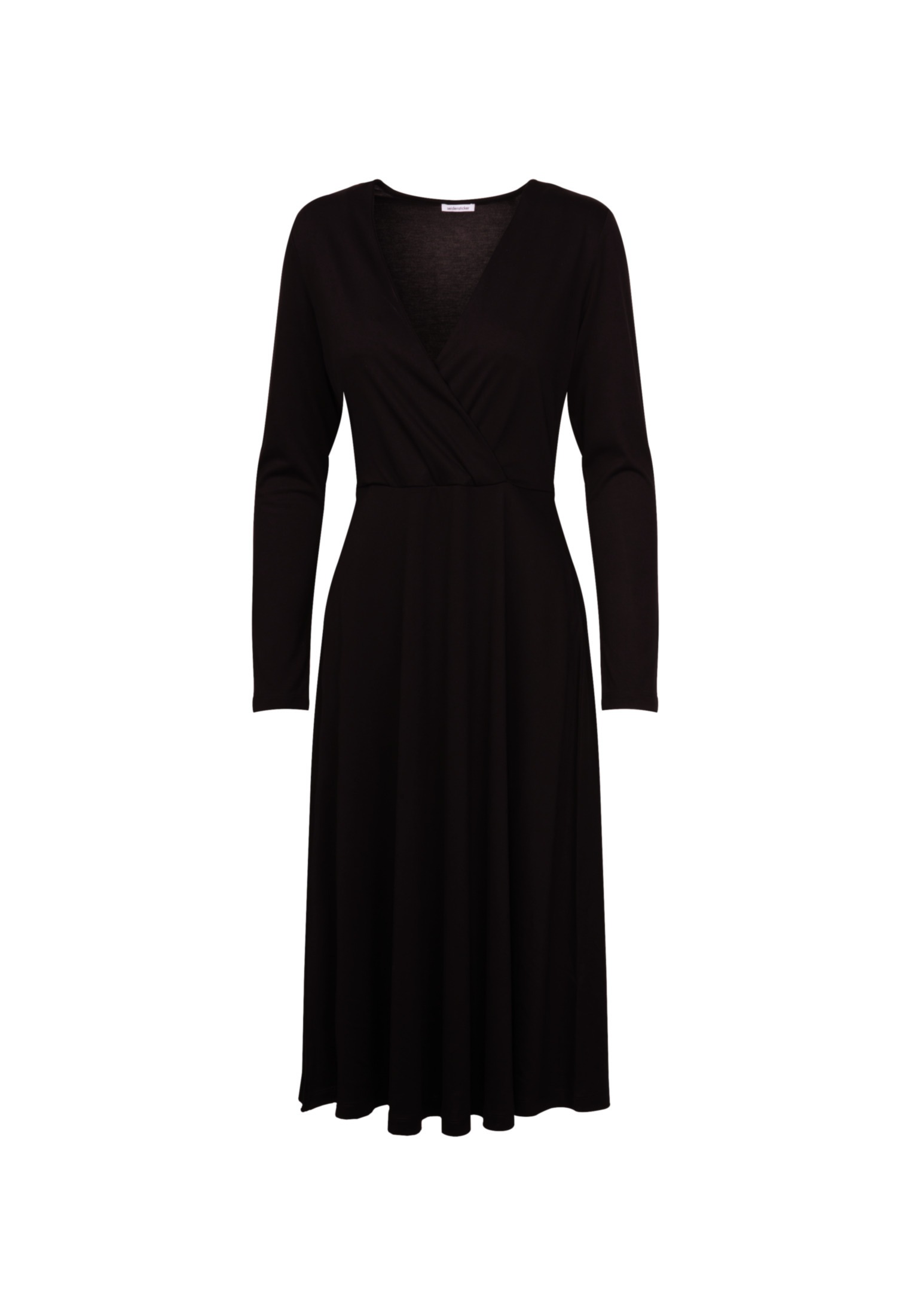 seidensticker Sommerkleid »Schwarze Rose«, V-Neck Uni