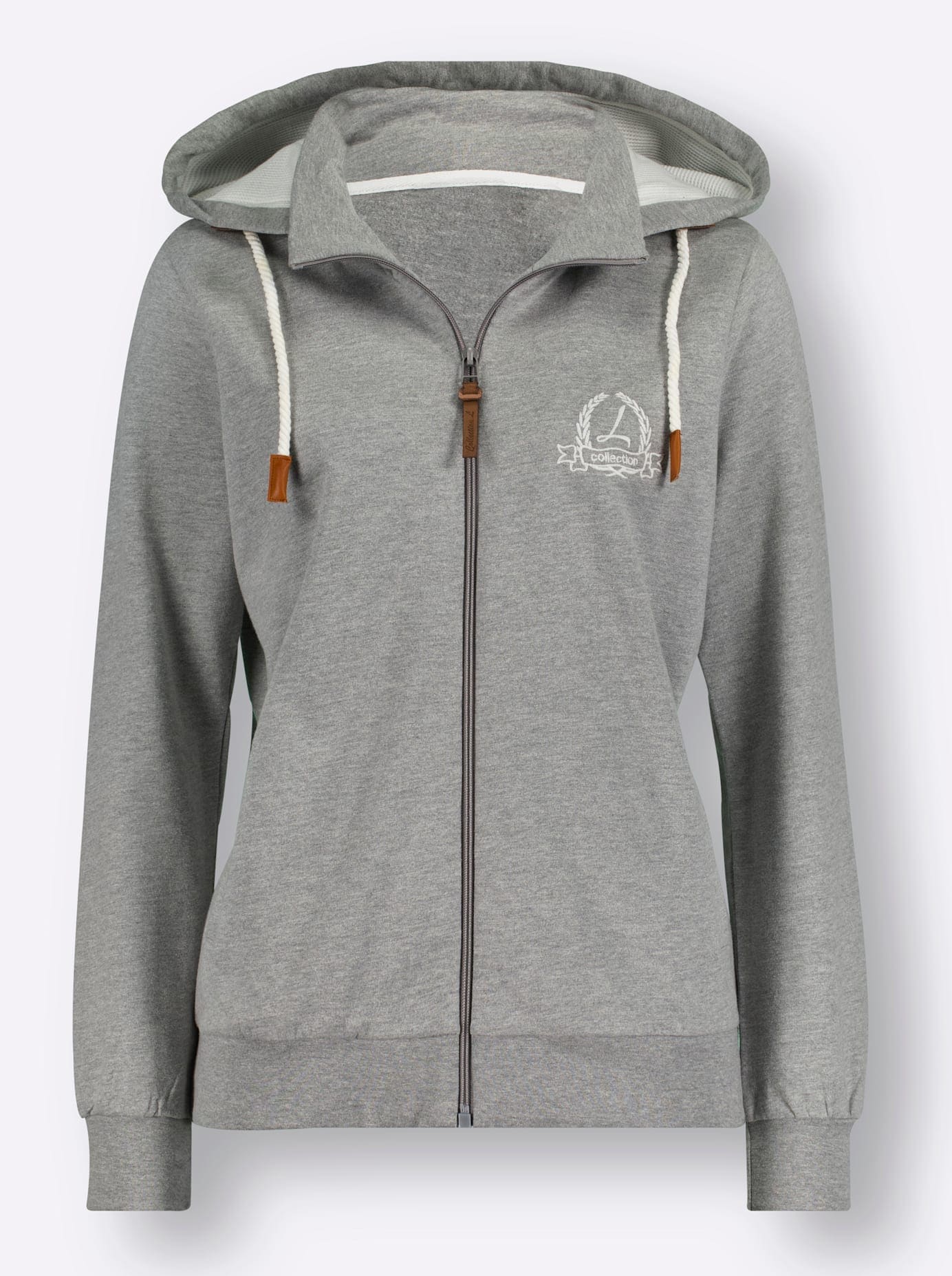 Casual Looks Shirtjacke »Sweatjacke«, (1 tlg.)