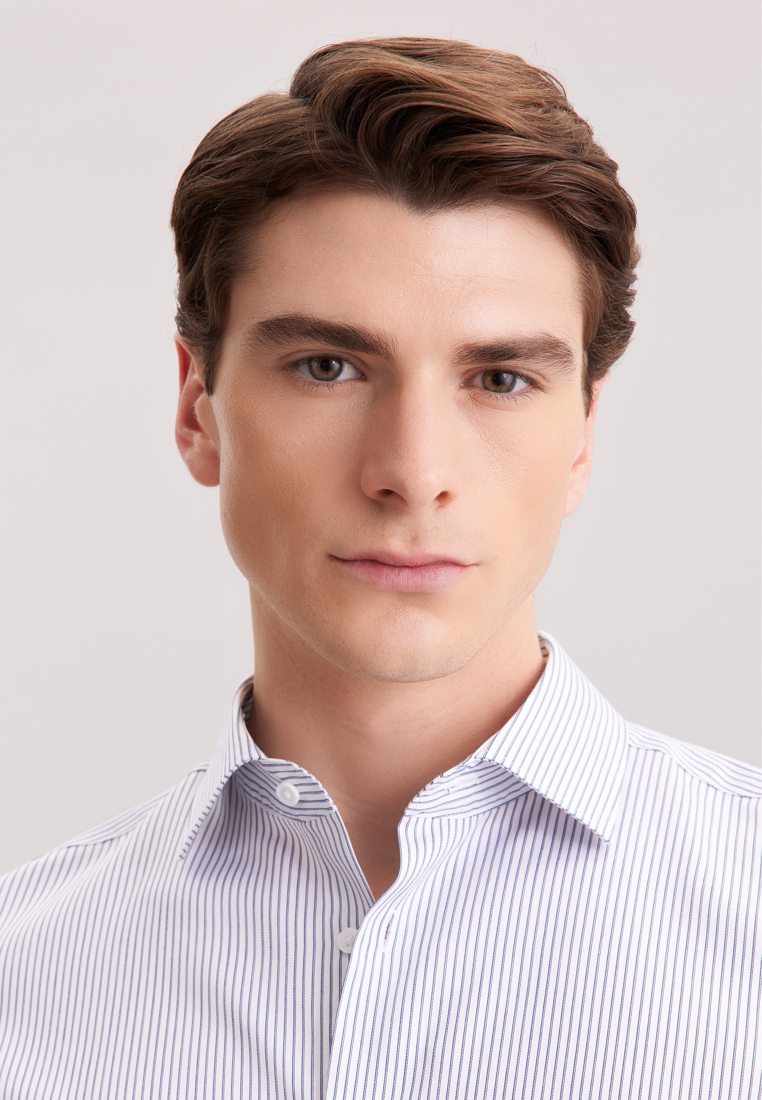 seidensticker Businesshemd »Schwarze Rose« Slim 1/1 Kentkragen Gestreift