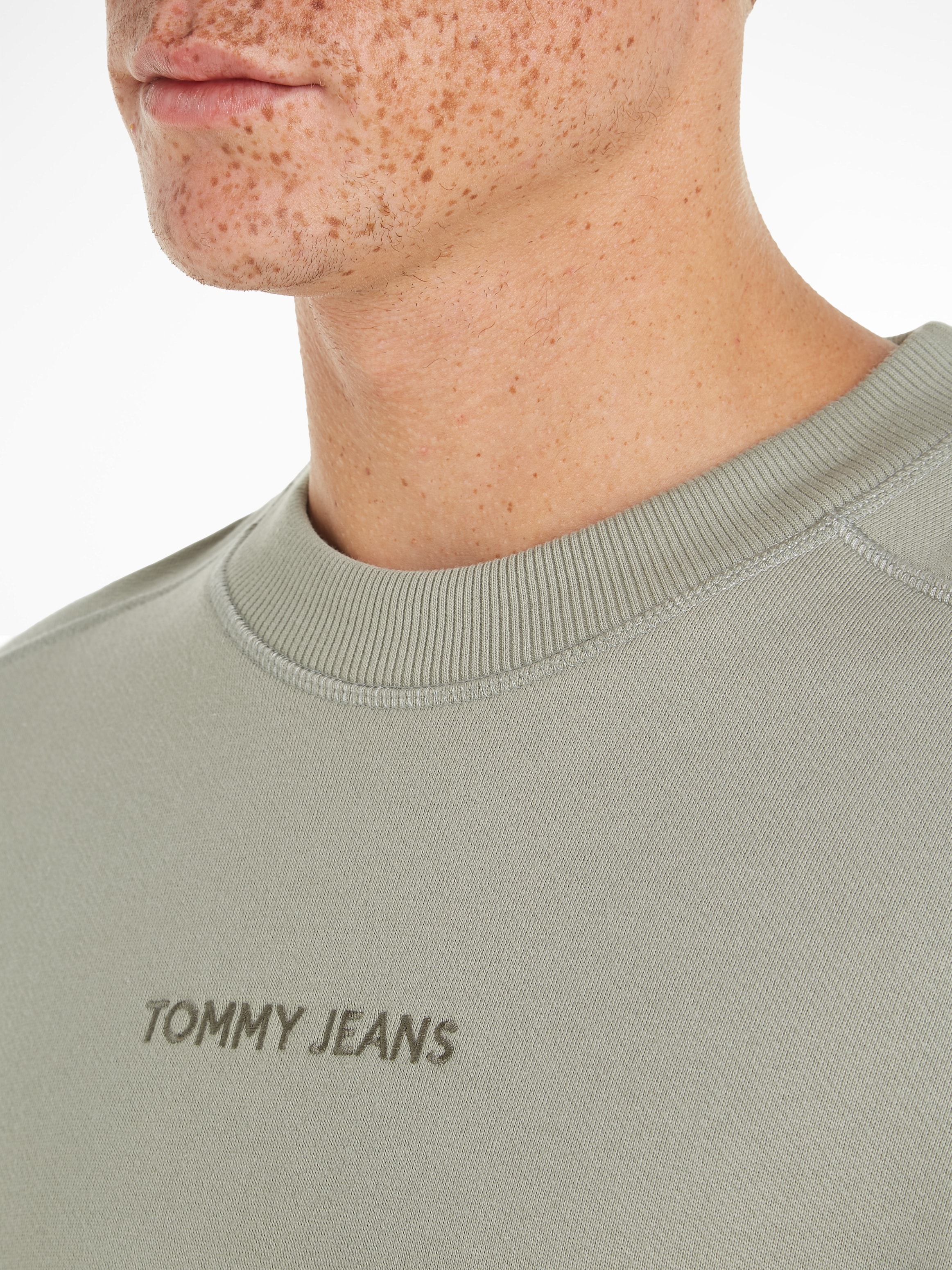 Tommy Jeans Plus Sweatshirt »TJM BOXY NEW CLASSICS CREW EXT«, mit Tommy Jeans Logoschriftzug