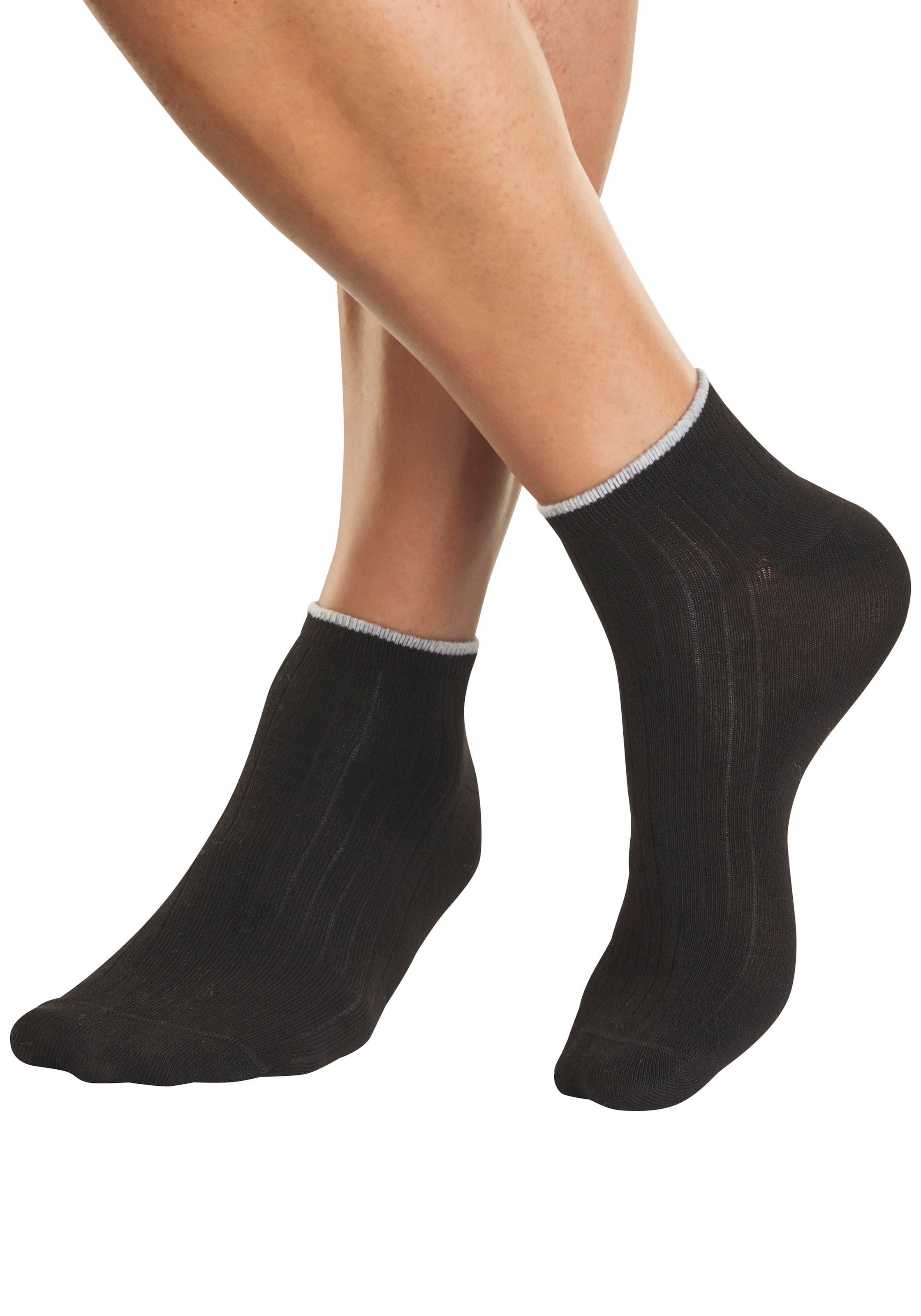 H.I.S Chaussettes courtes Paquet, 7 Couple tlg. in schöner Farbpackung