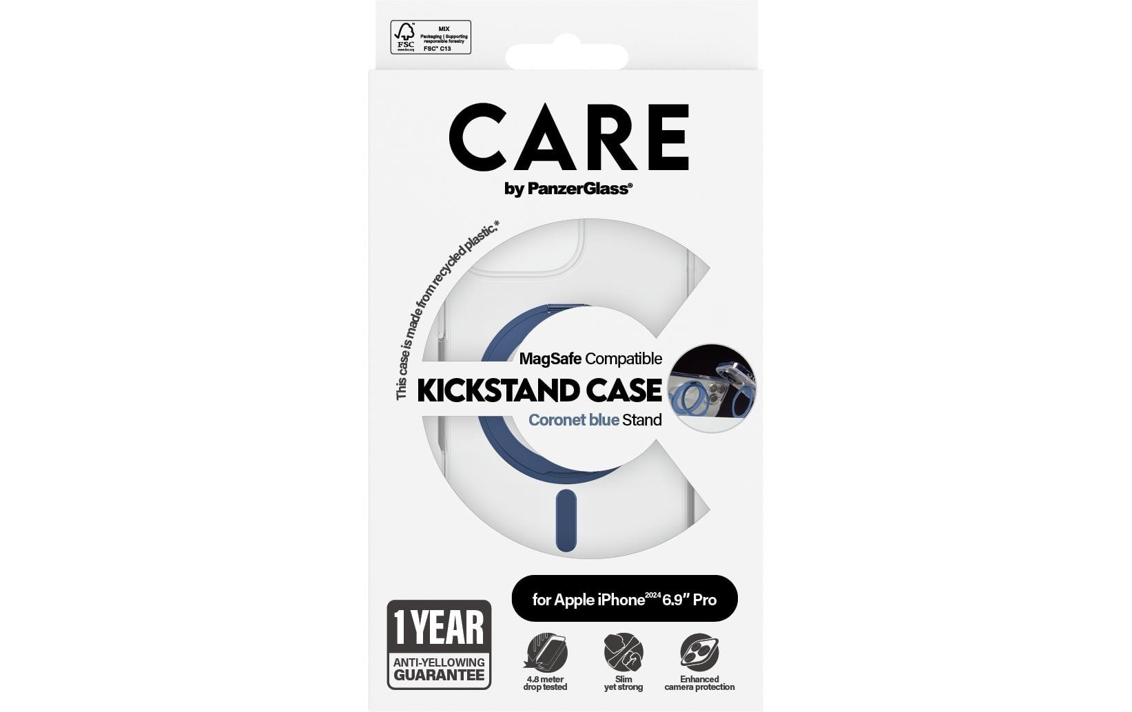 CARE by PanzerGlass Backcover »Feature Kickstand iPhone 16 Pro Max«, iPhone 16 Pro Max