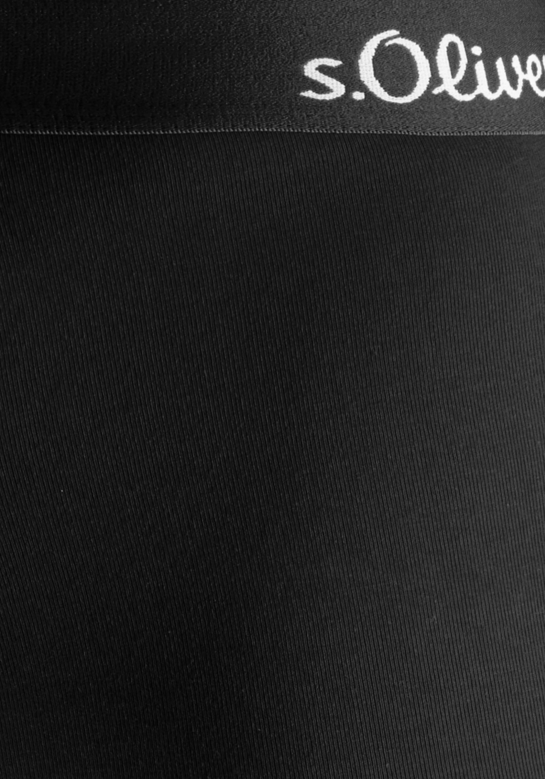 s.Oliver Hipster Packung, 2 Stk. mit farblich passendem Logo-Webbund