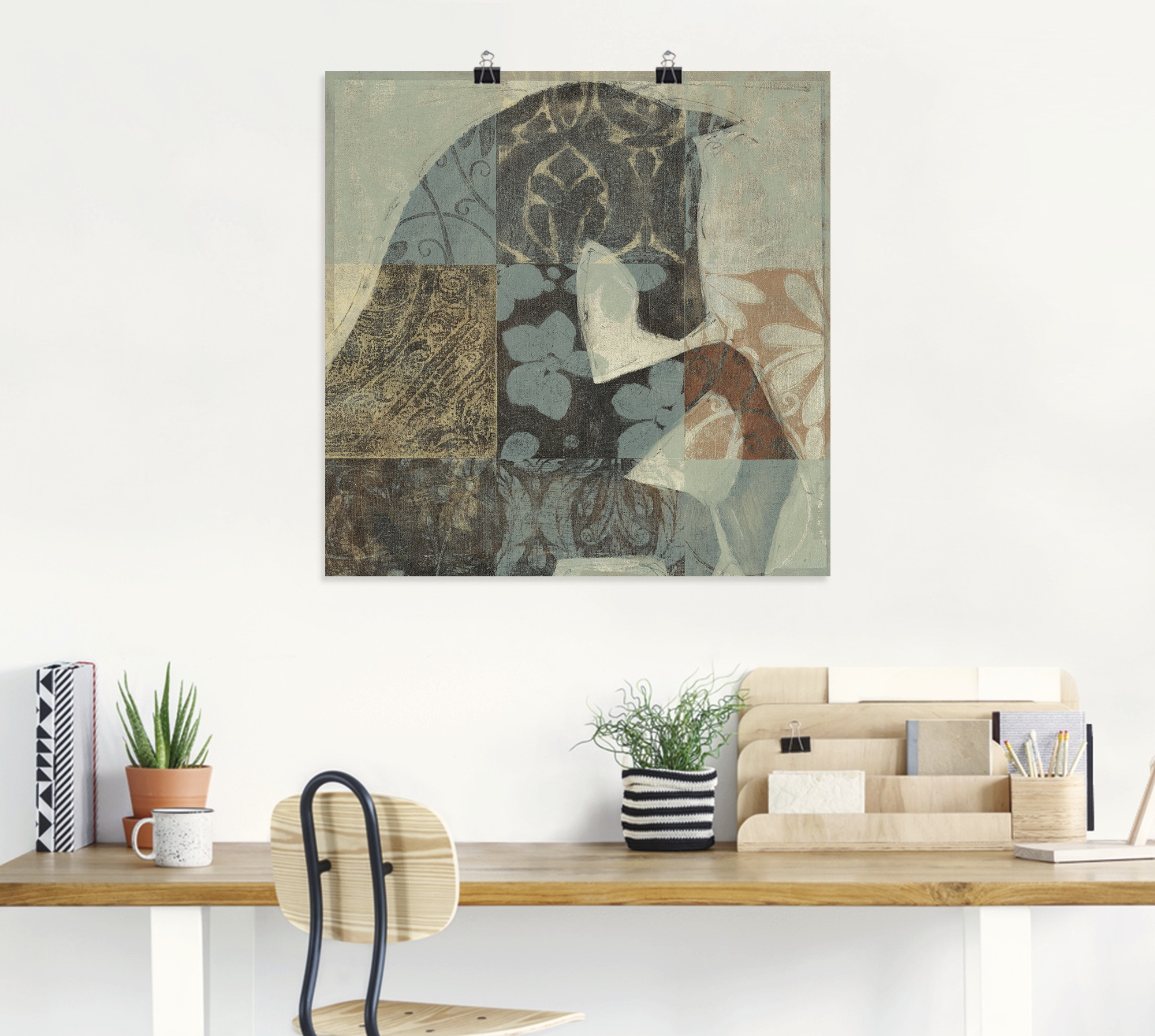 Artland Wandbild »Gemustertes Pferd II«, Haustiere, (1 St.), als Leinwandbild, Poster in verschied. Grössen