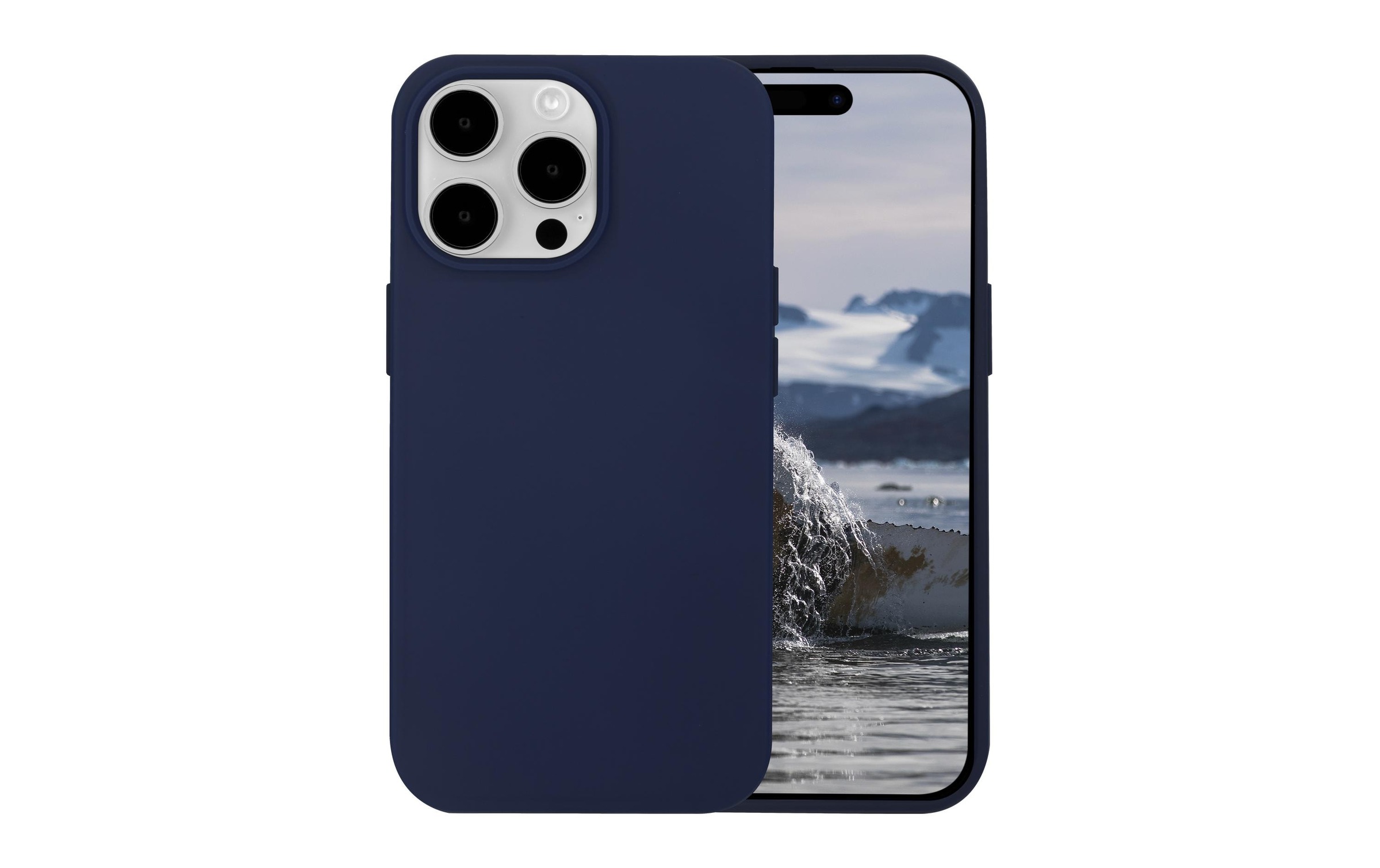 Image of dbramante1928 Backcover "Iceland Ultra D3O iPhone 15 Pro Blau"