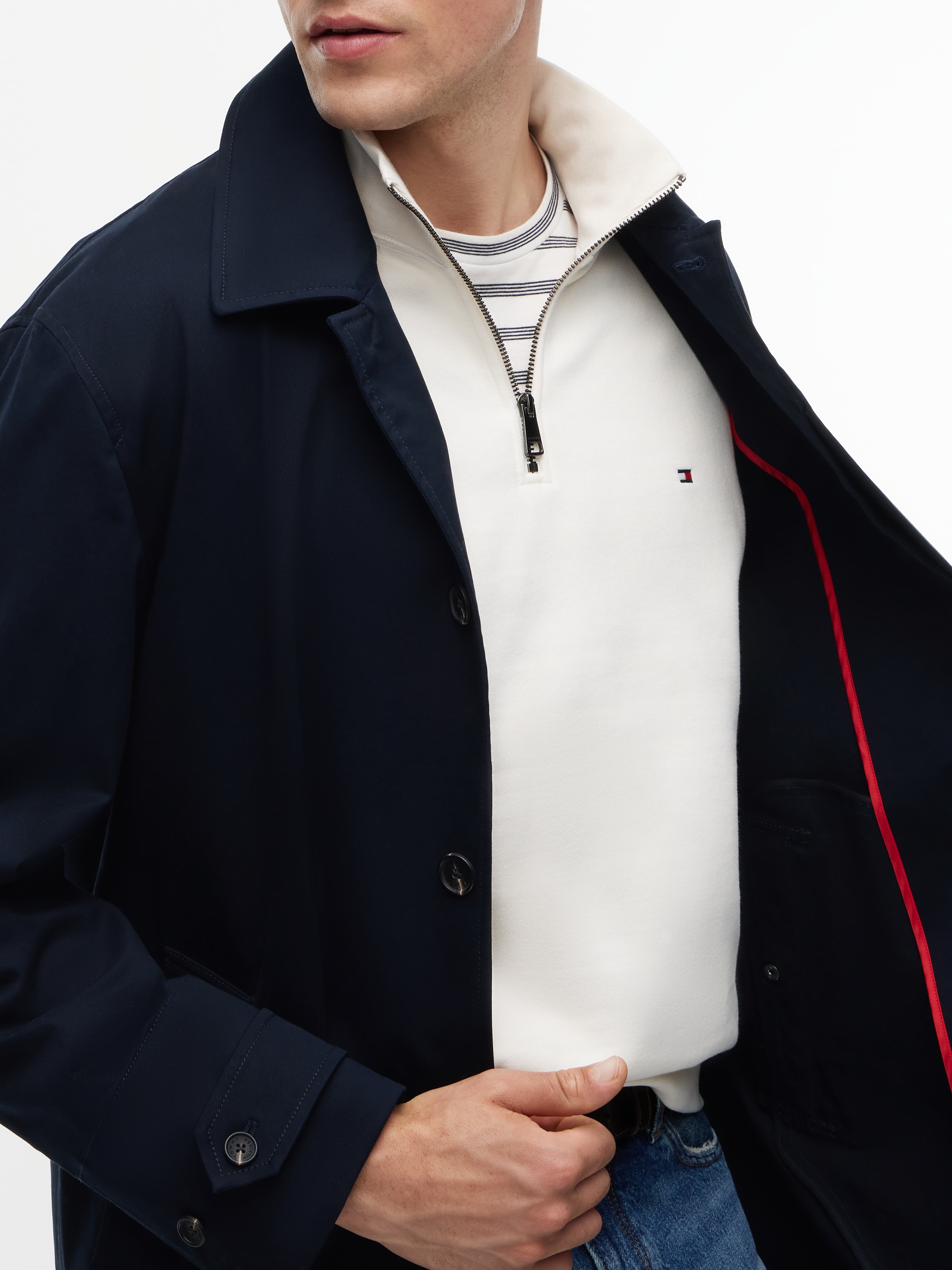 Tommy Hilfiger Kurzmantel »UNLINED CARCOAT«