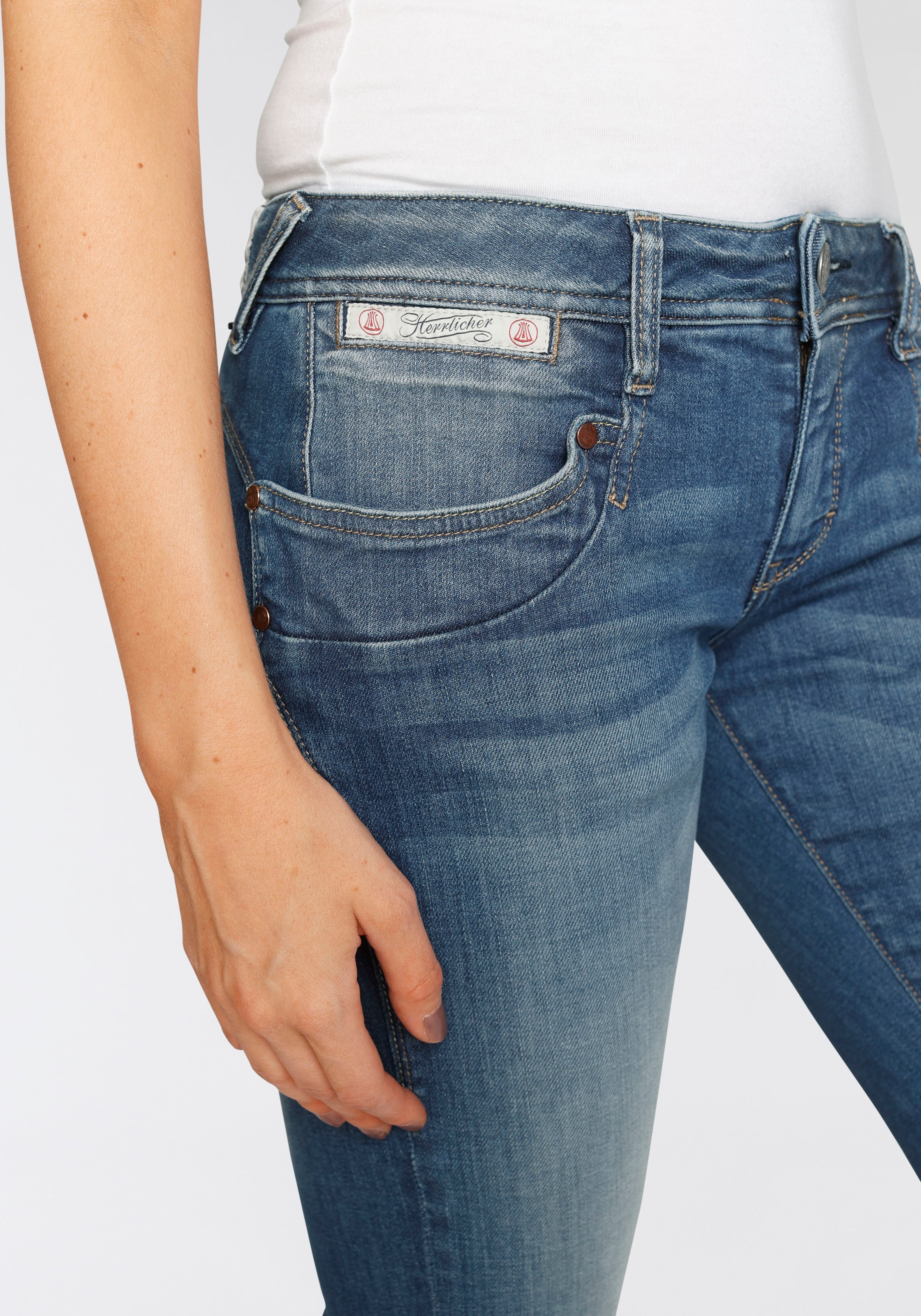 »PIPER sur Slim-fit-Jeans ORGANIC«, Herrlicher Technology Découvrir umweltfreundlich SLIM dank Kitotex