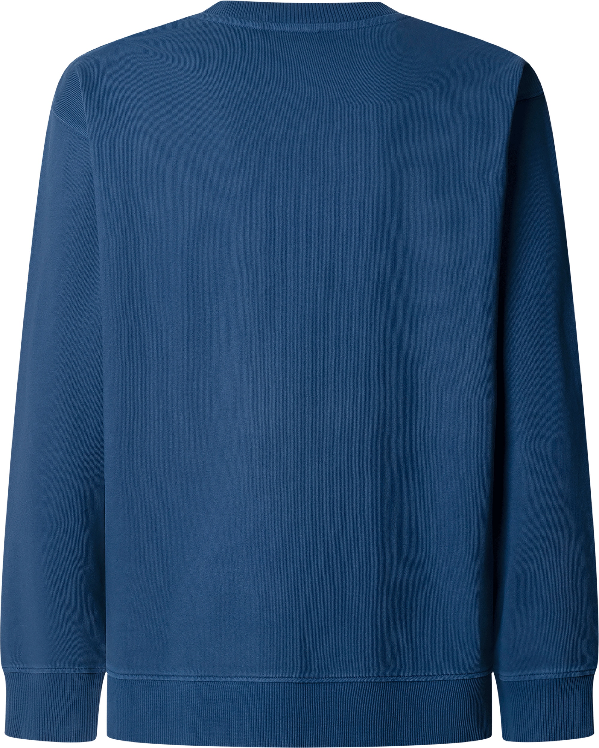 Pepe Jeans Sweat-shirt »JOHN CREW«, avec empiècement côtelé au col rond, inscription logo
