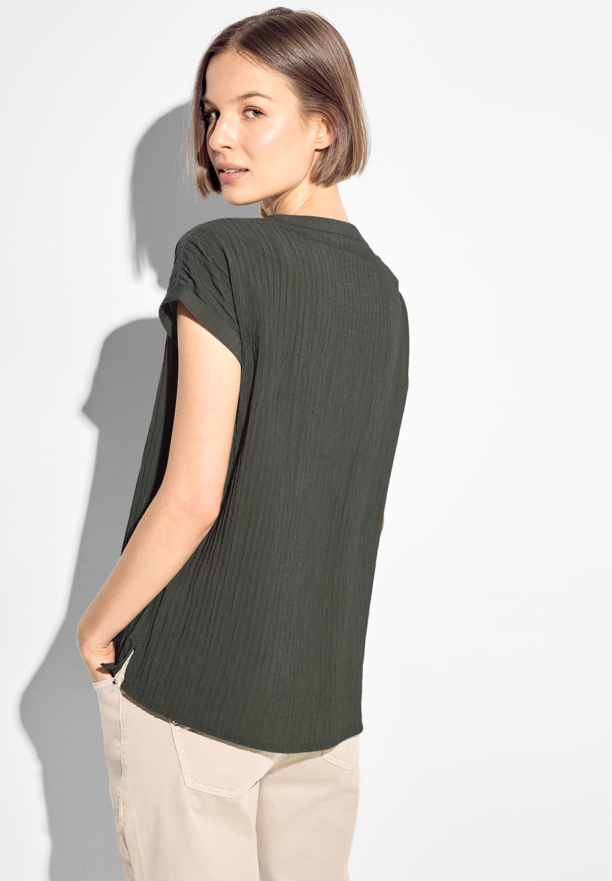 Cecil Shirtbluse, mit Struktur