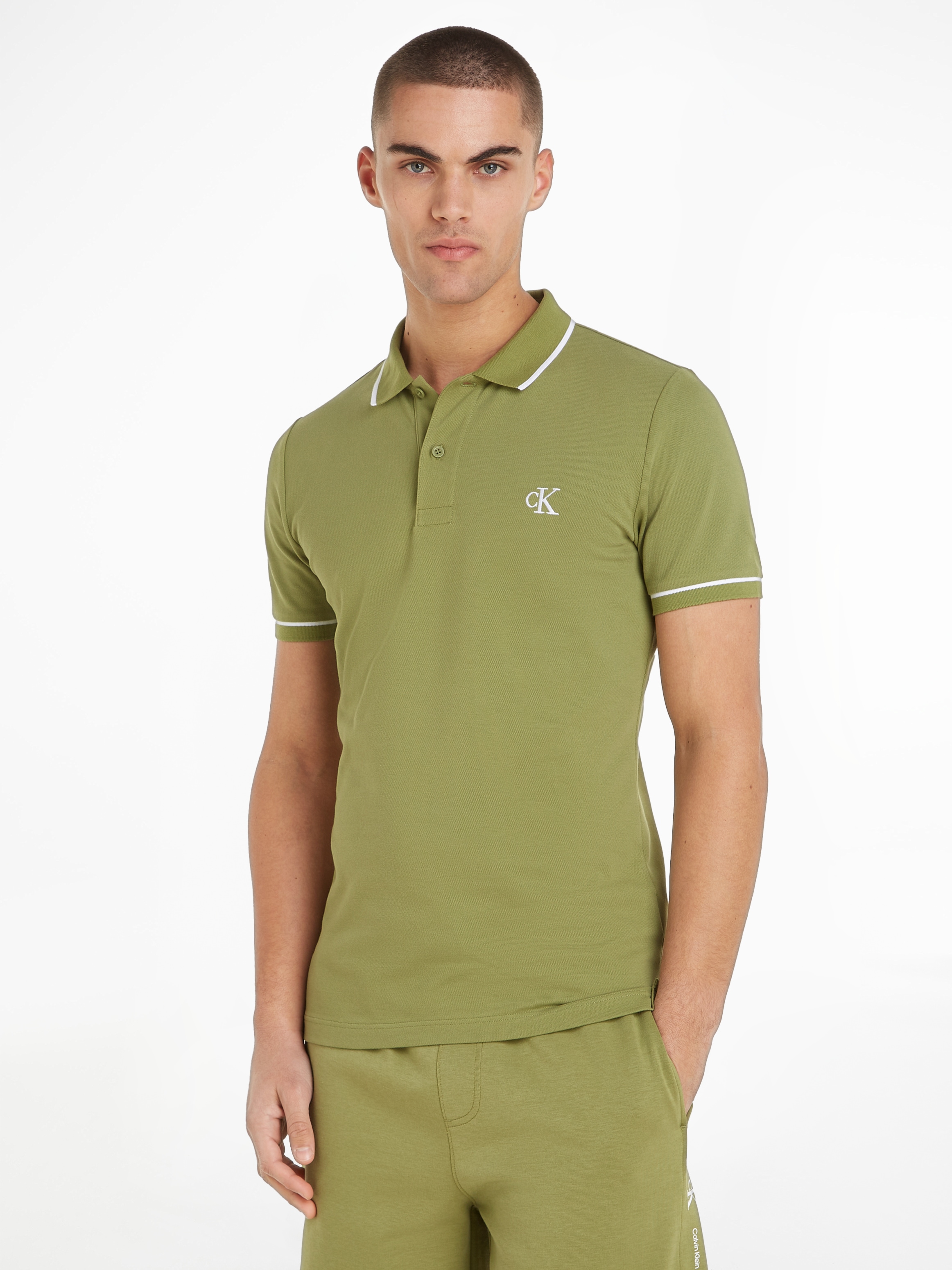 Poloshirt »TIPPING SLIM POLO«, mit Logomarkenlabel