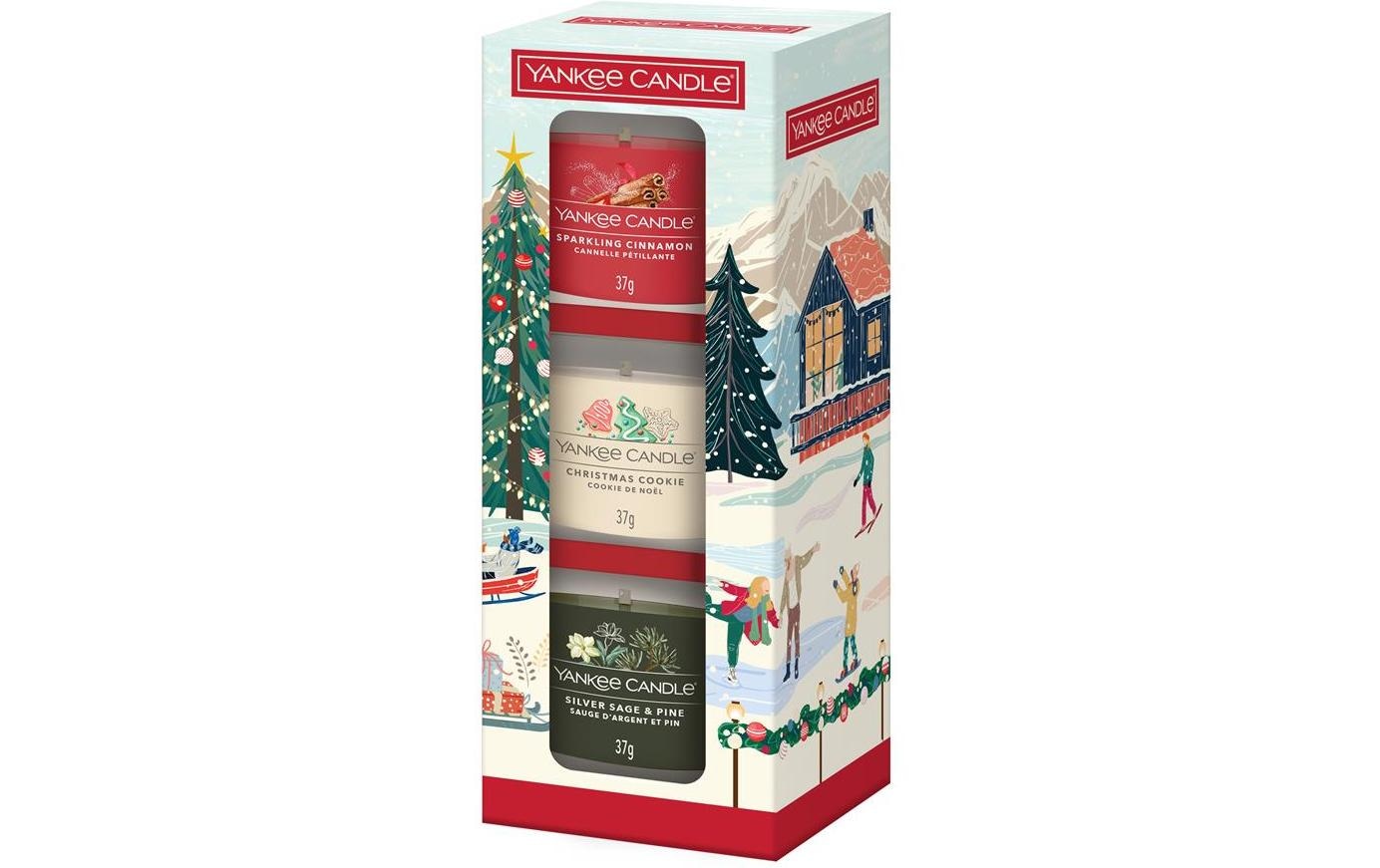 Yankee Candle Bougie parfumée »Kerzenglas Après Ski 3 x 37 g«