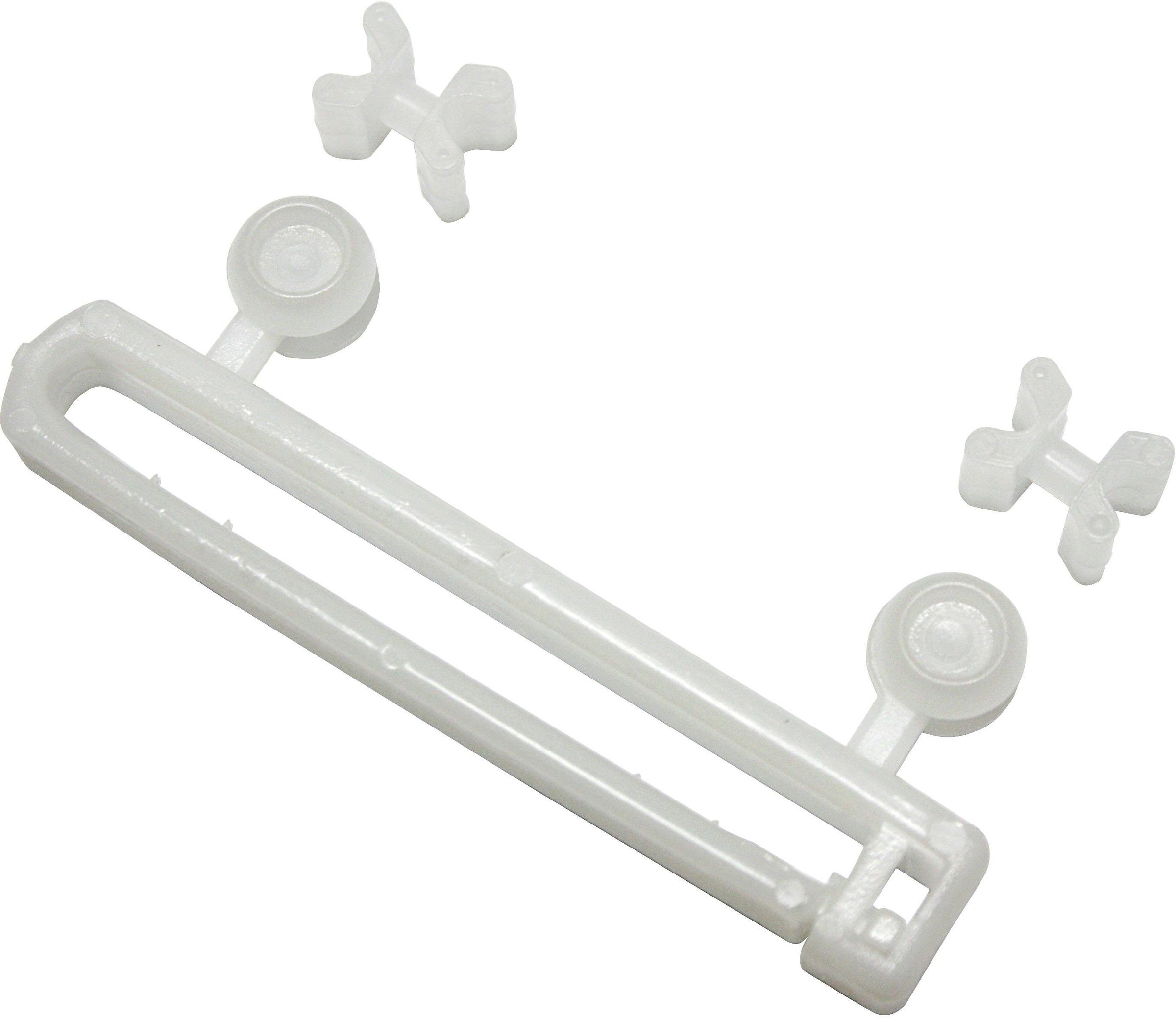 Image of GARDINIA Klick-Gleiter "Schlaufenleiter mit X-Gleitern und Rollen" Serie Flächenvorhang-Technik Atlanta 3-läufig