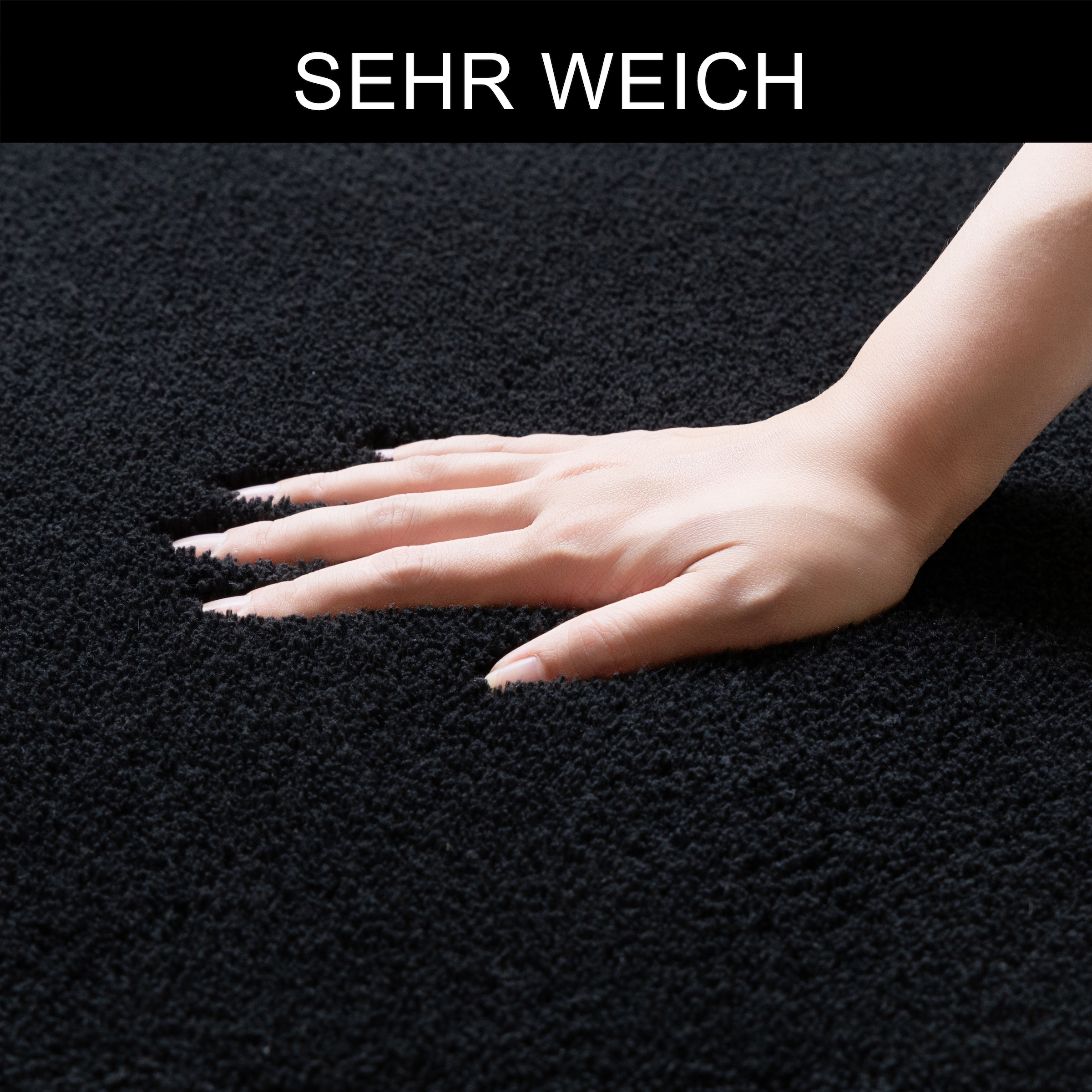 GOODproduct Badematte »Cali, Badvorleger, Badezimmer Teppich, Duschvorleger« Höhe 10 mm rutschhemmend beschichtet fussbodenheizungsgeeignet | schnell trocknend weich, Uni Farben, auch als Teppich erhältlich