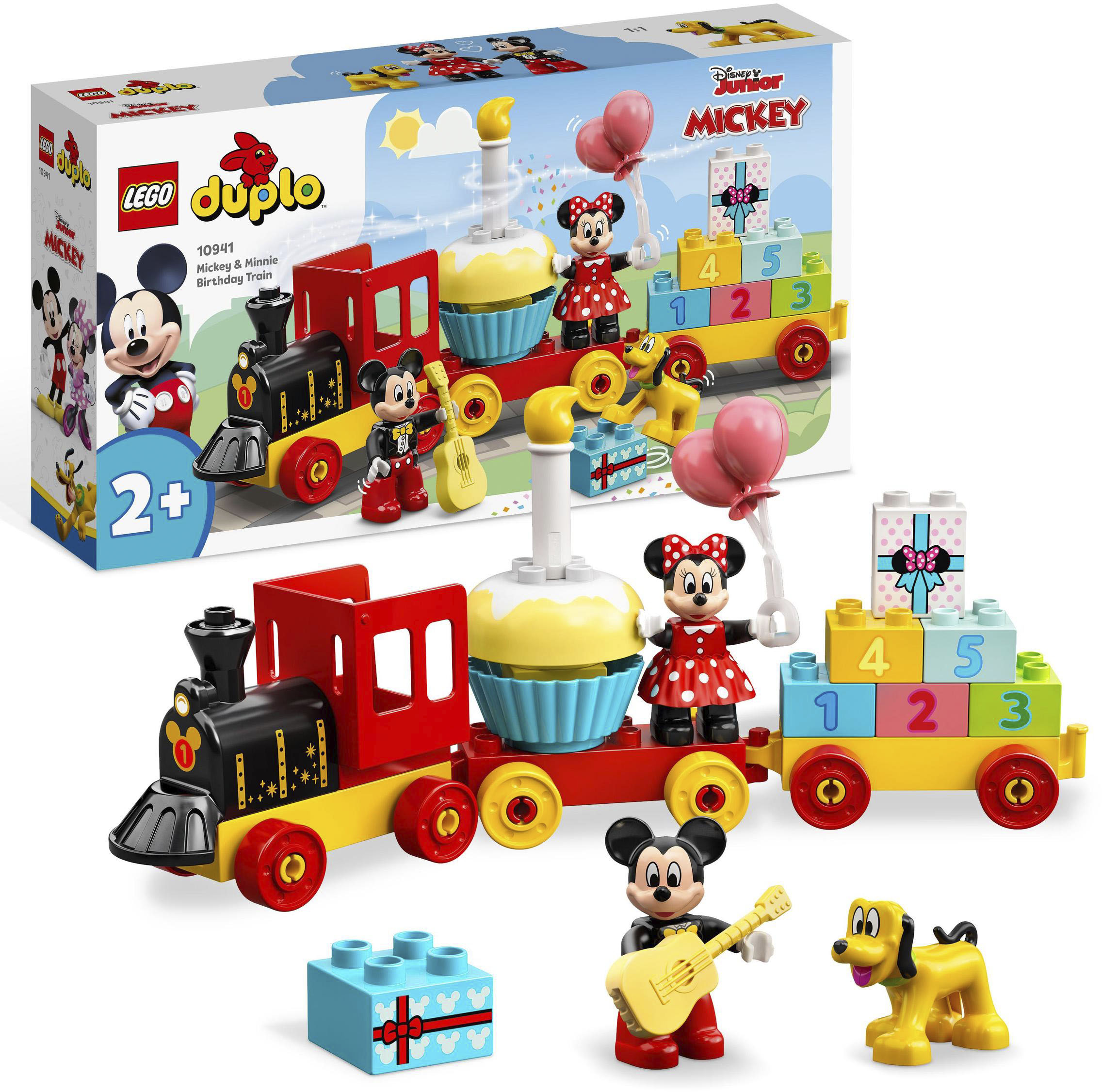 Konstruktionsspielsteine »Mickys und Minnies Geburtstagszug (10941), LEGO® DUPLO®...