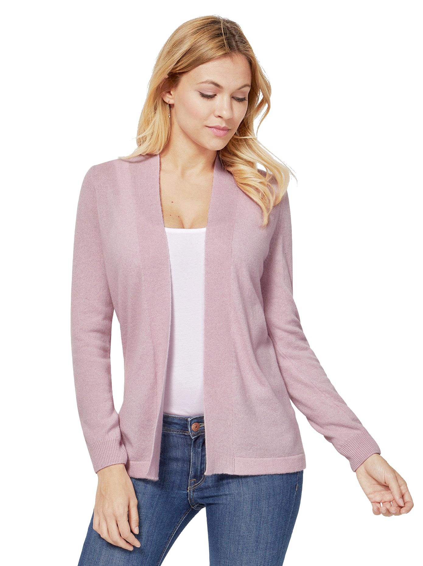 Classic Inspirationen Strickjacke aus reinem Kaschmir