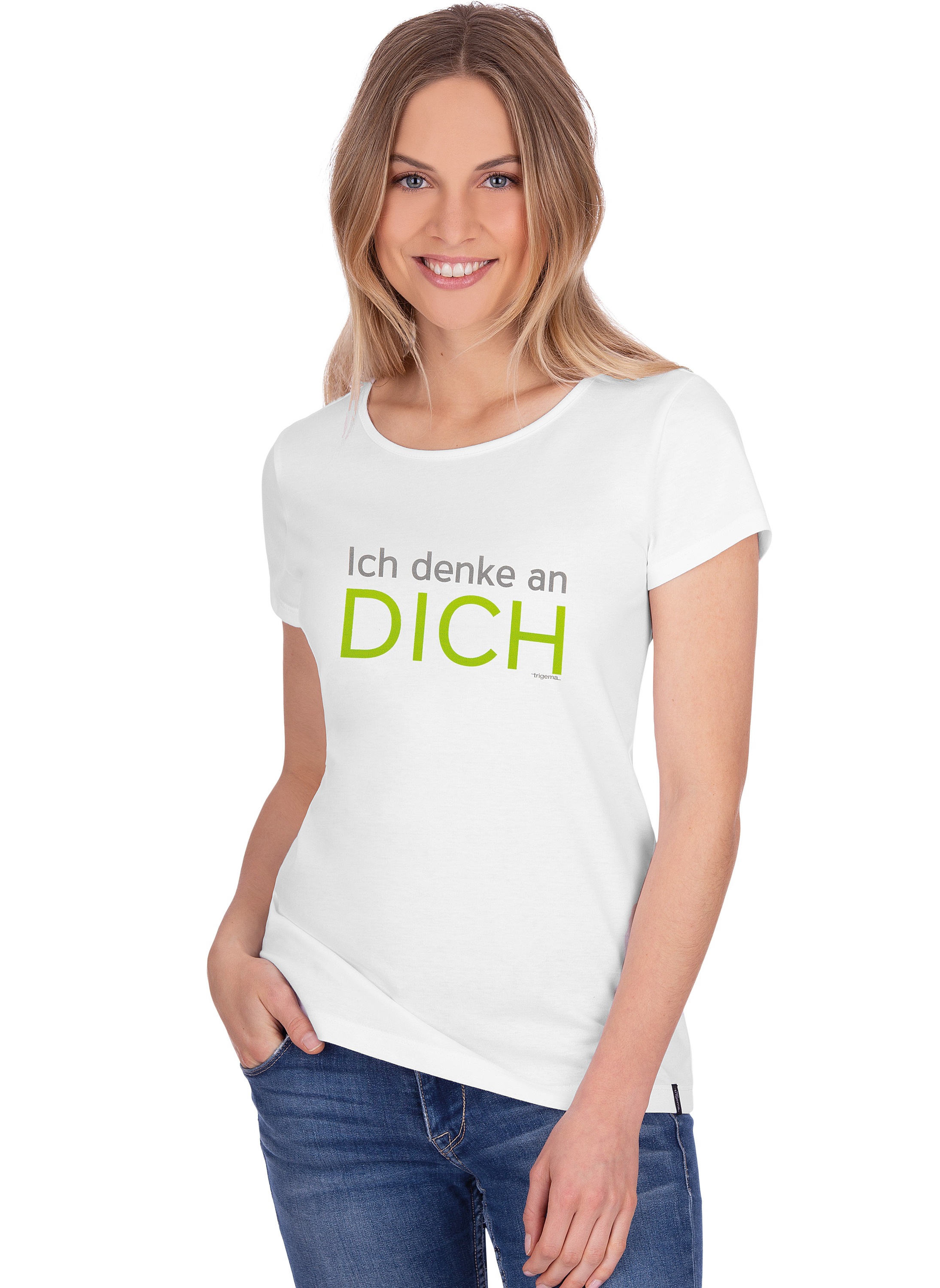 Image of Trigema T-Shirt, mit Spruchmotiv "Ich denke an dich" bei Ackermann Versand Schweiz