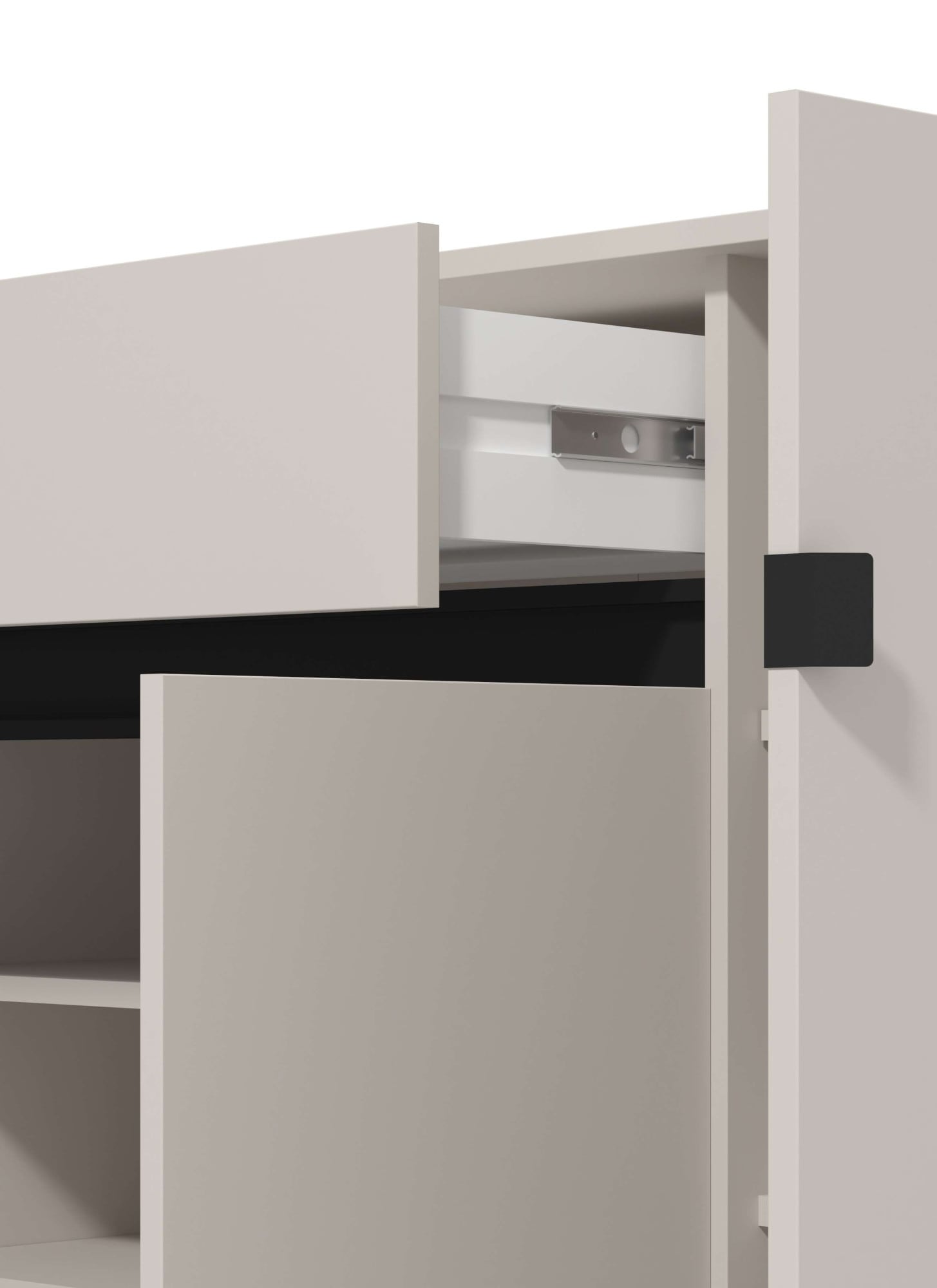 Home affaire Commode à chaussures »Flannan, Schuhregal, Schuhschrank, Gesamthöhe 109,5 cm« sechs Regale und eine Schublade, Gesamtbreite 118,5 cm