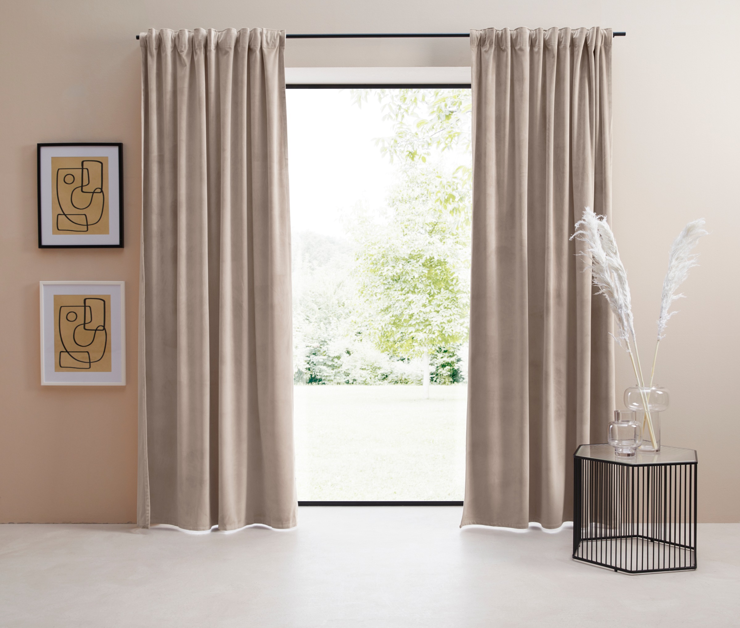 Image of LeGer Home by Lena Gercke Gardine "LADINA" Multifunktionsband 1 Stk. tlg. blickdicht, gewebt, verschiedene Grössen, Bestseller