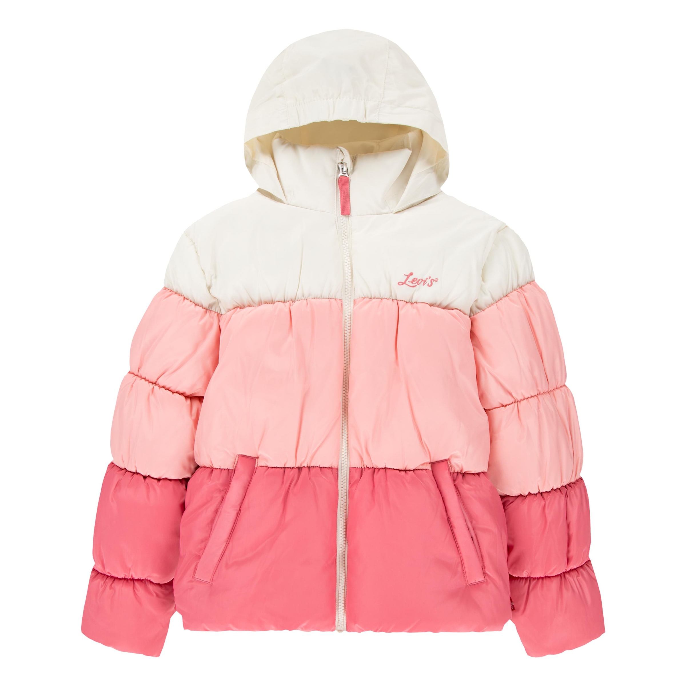 Image of Levis Kids Winterjacke "LVG COLOR BLOCK PUFFER" mit Kapuze in Colorblocking-Optik, for Girls