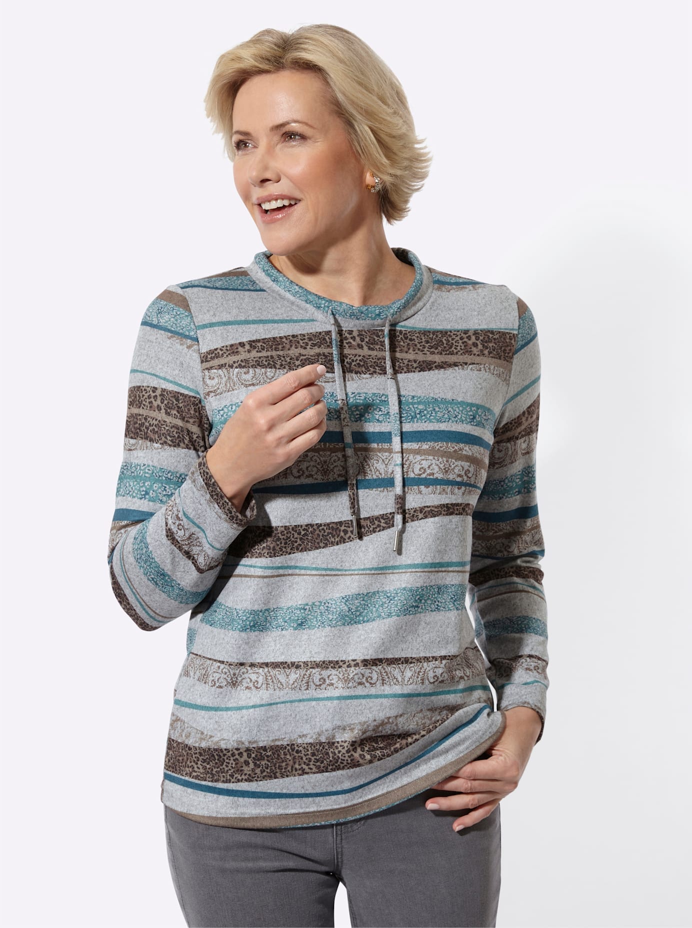 Classic Basics Langarmshirt »Stehkragen-Shirt« 1