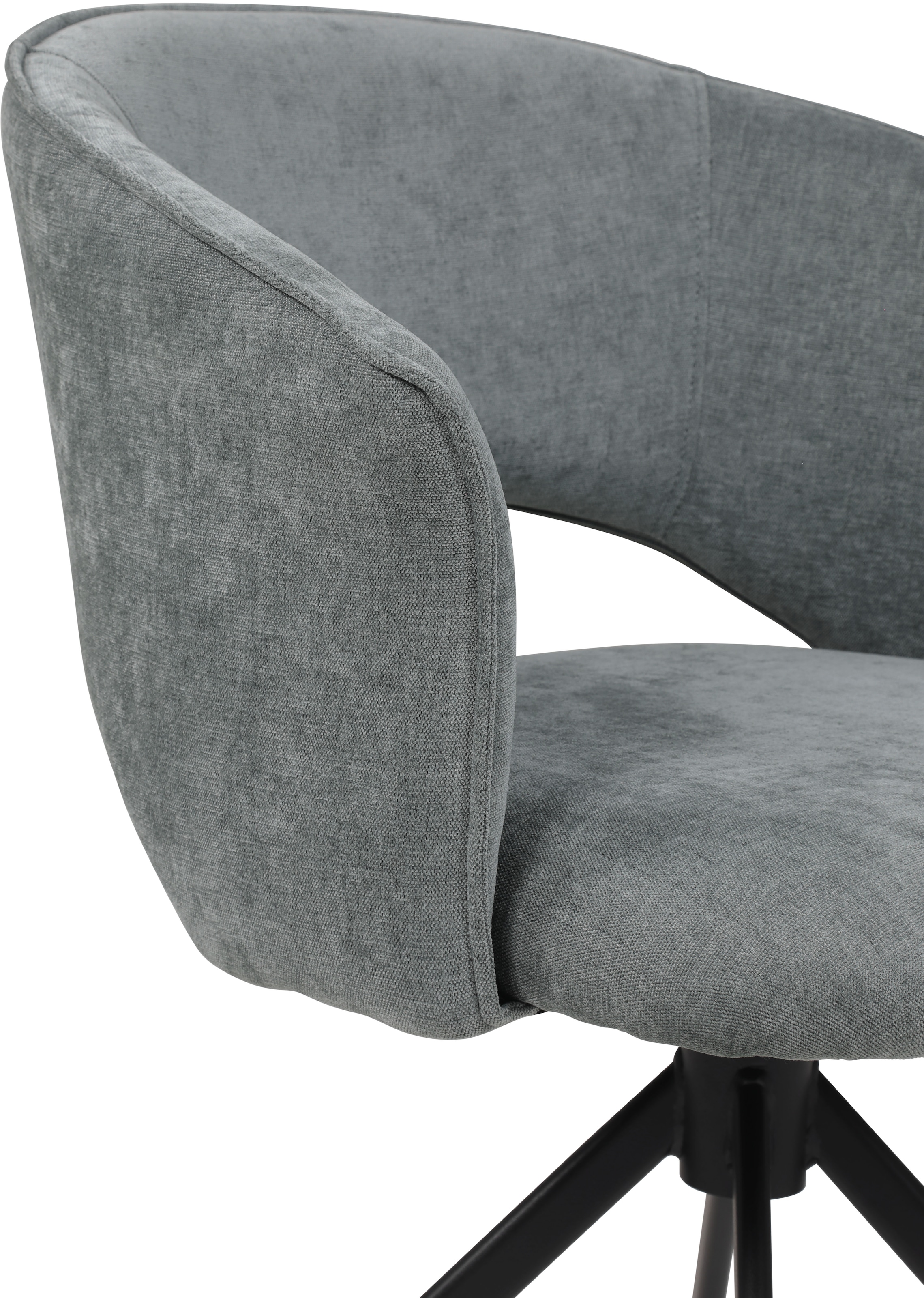 TOM TAILOR HOME Armlehnstuhl »CURVY ARMCHAIR« (Set) 2 Stk.mit Armlehnen, drehbar, Rückholfunktion, Rückenausschnitt
