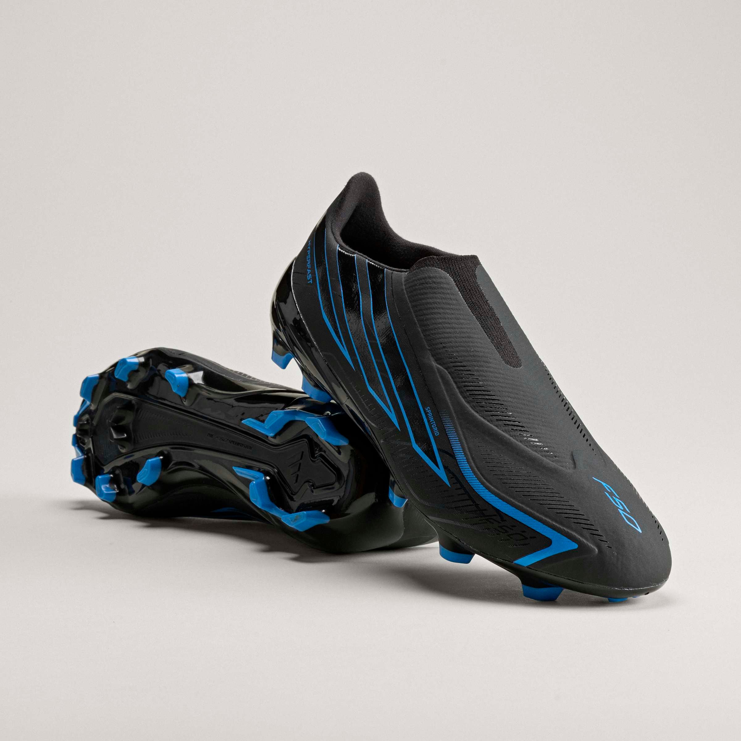 adidas Performance Chaussure de football »F50 HYPERFAST LEAGUE , SCHNÜRLOS, FESTE BÖDEN«  semelle extérieure pour gazon et sols durs