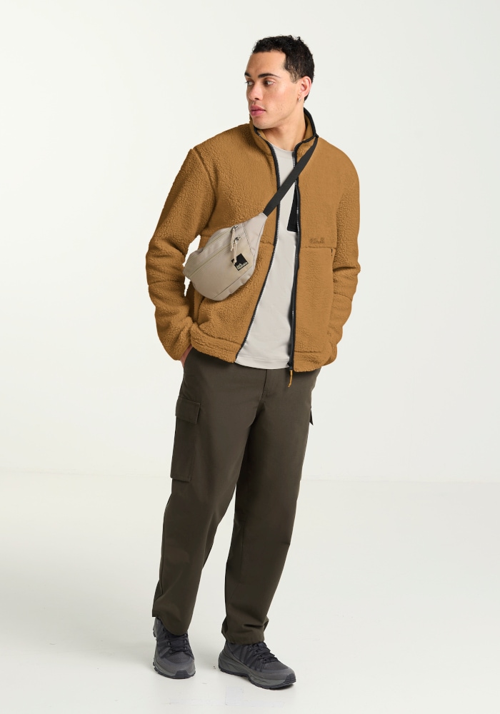 Jack Wolfskin Fleecejacke »STONE LITE JKT M« wind- und wasserabweisend, atmungsaktiv, aus Polyester
