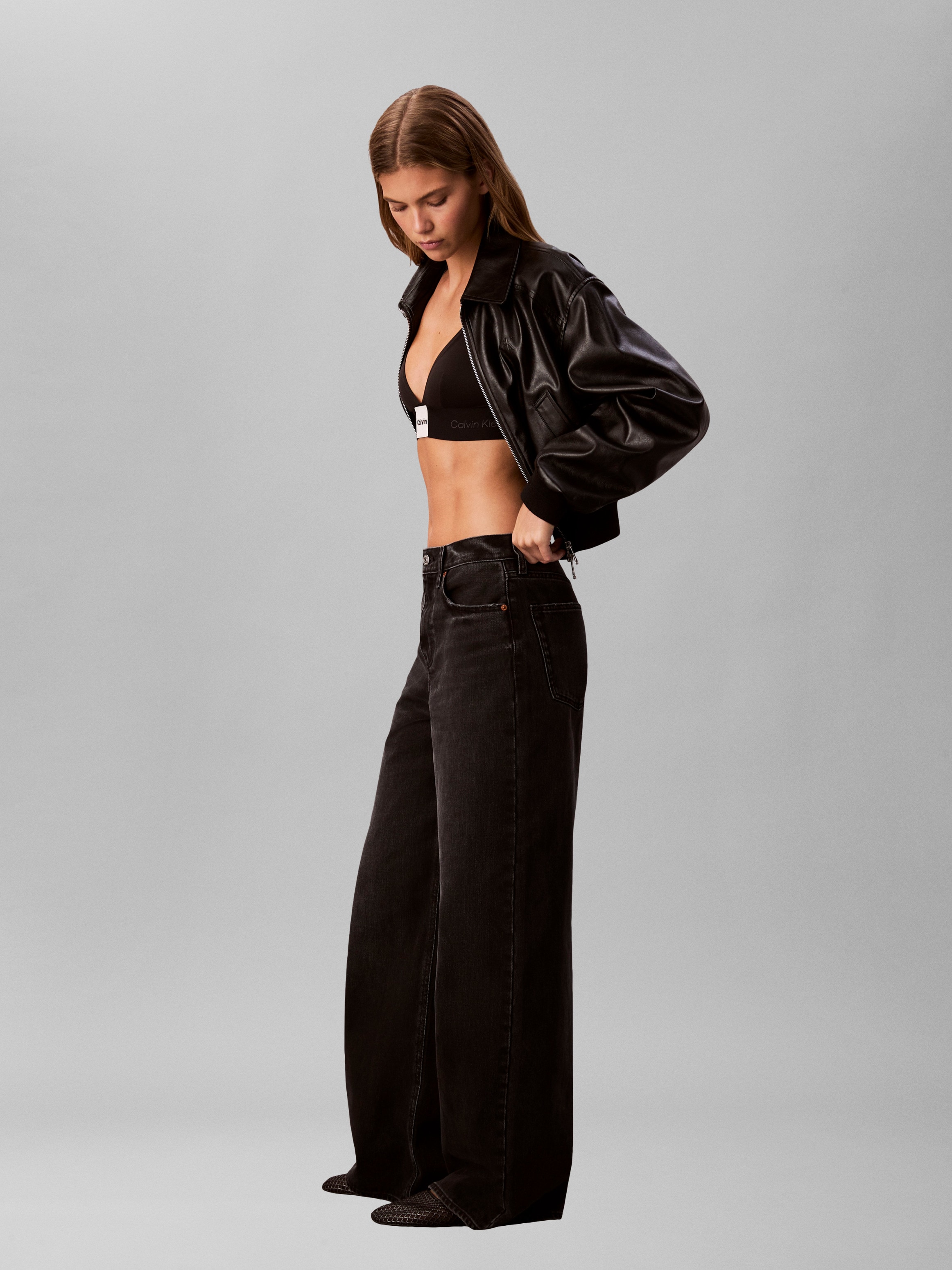 Calvin Klein Jeans Weite Jeans Wide-leg-Passform