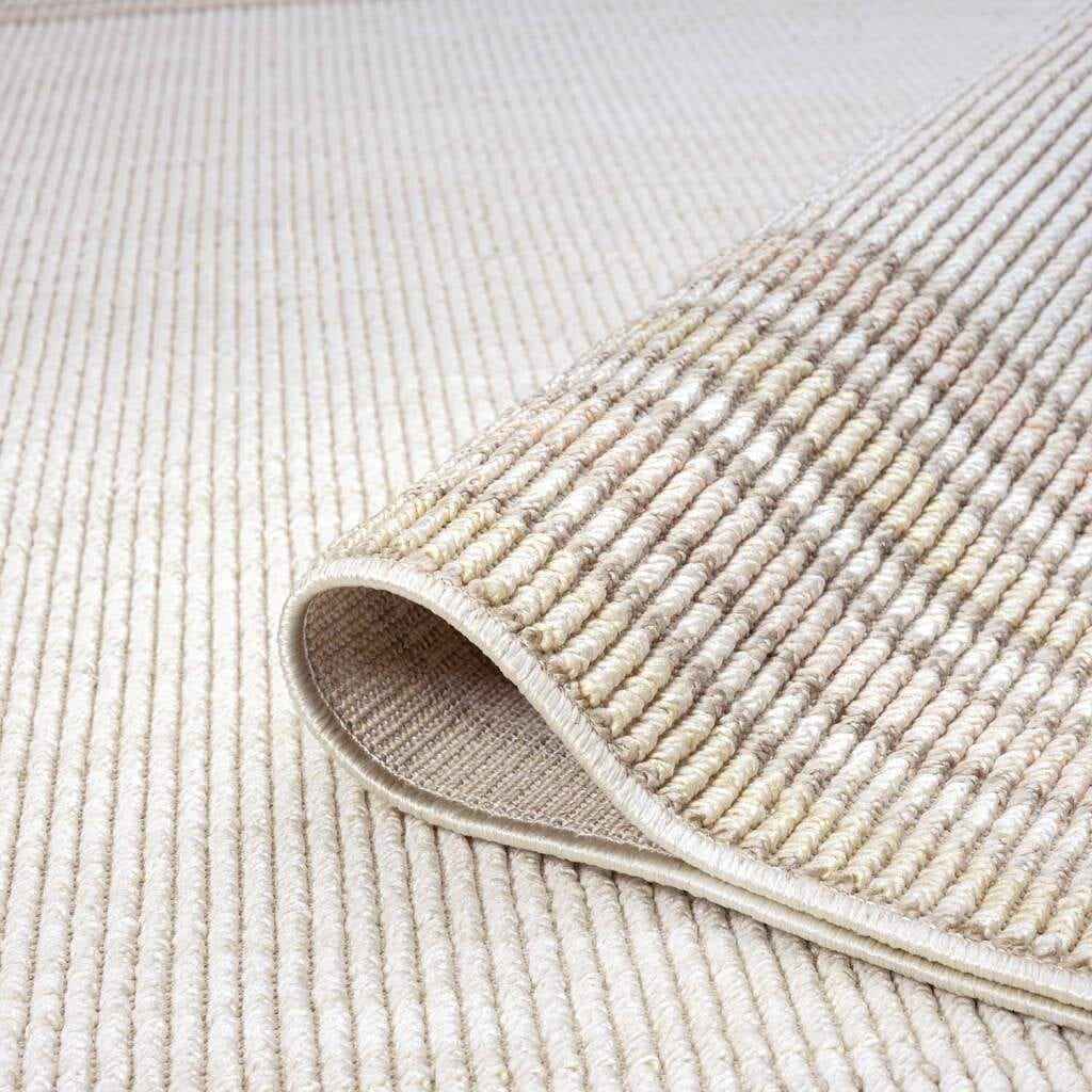 Carpet City Teppich »CLASICO 9068«, rund, 11 mm Höhe, Kurzflor, Hochtief-Muster, Boho, Wohnzimmer