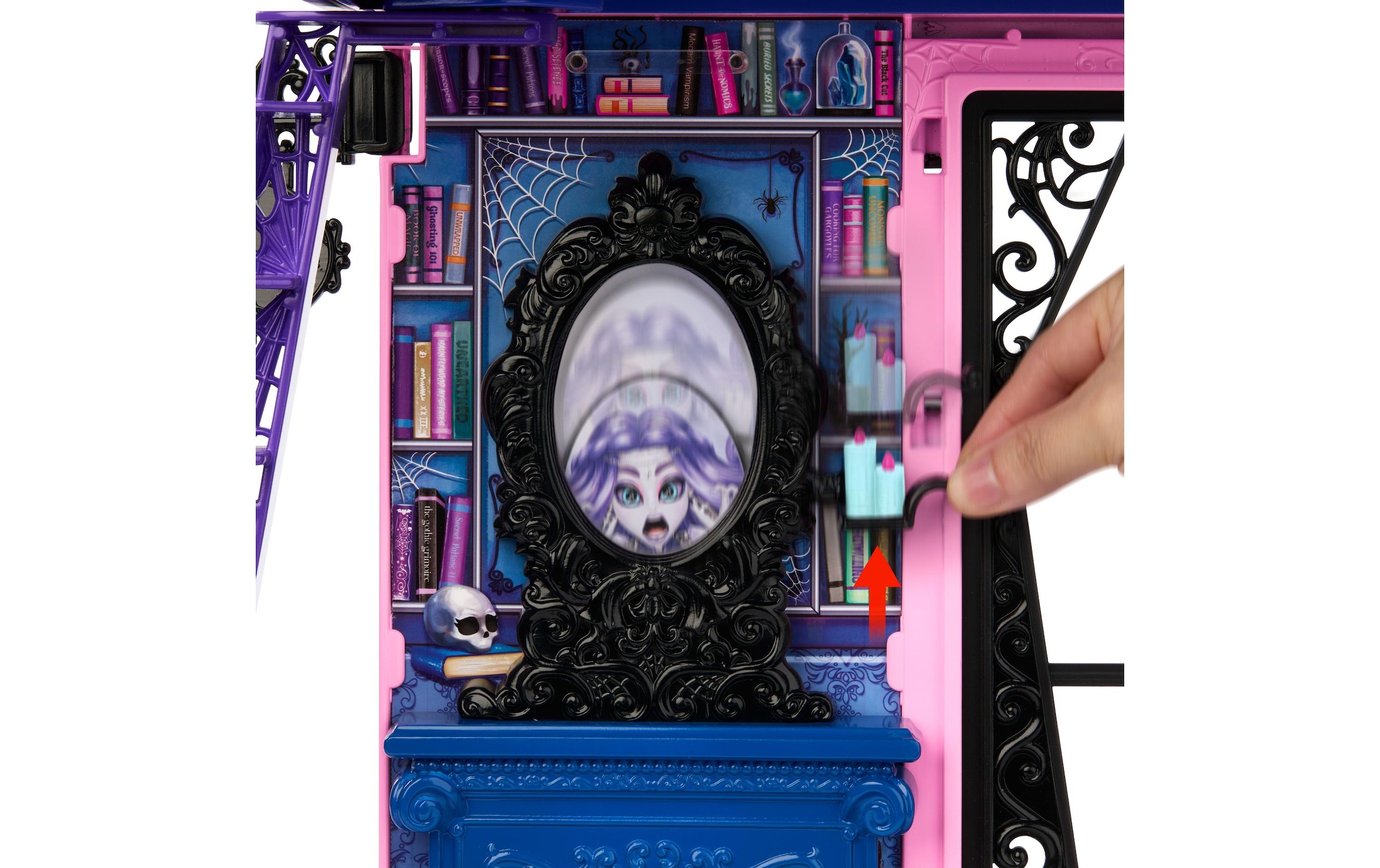 MonsterHigh™ Puppenhaus »Buh-tique Hotel Puppenhaus« mit 5 Spielbereichen und gruseligen Überraschungen