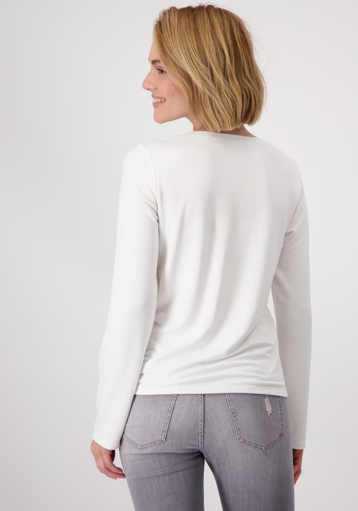 Monari Rundhalsshirt, mit Frontprint