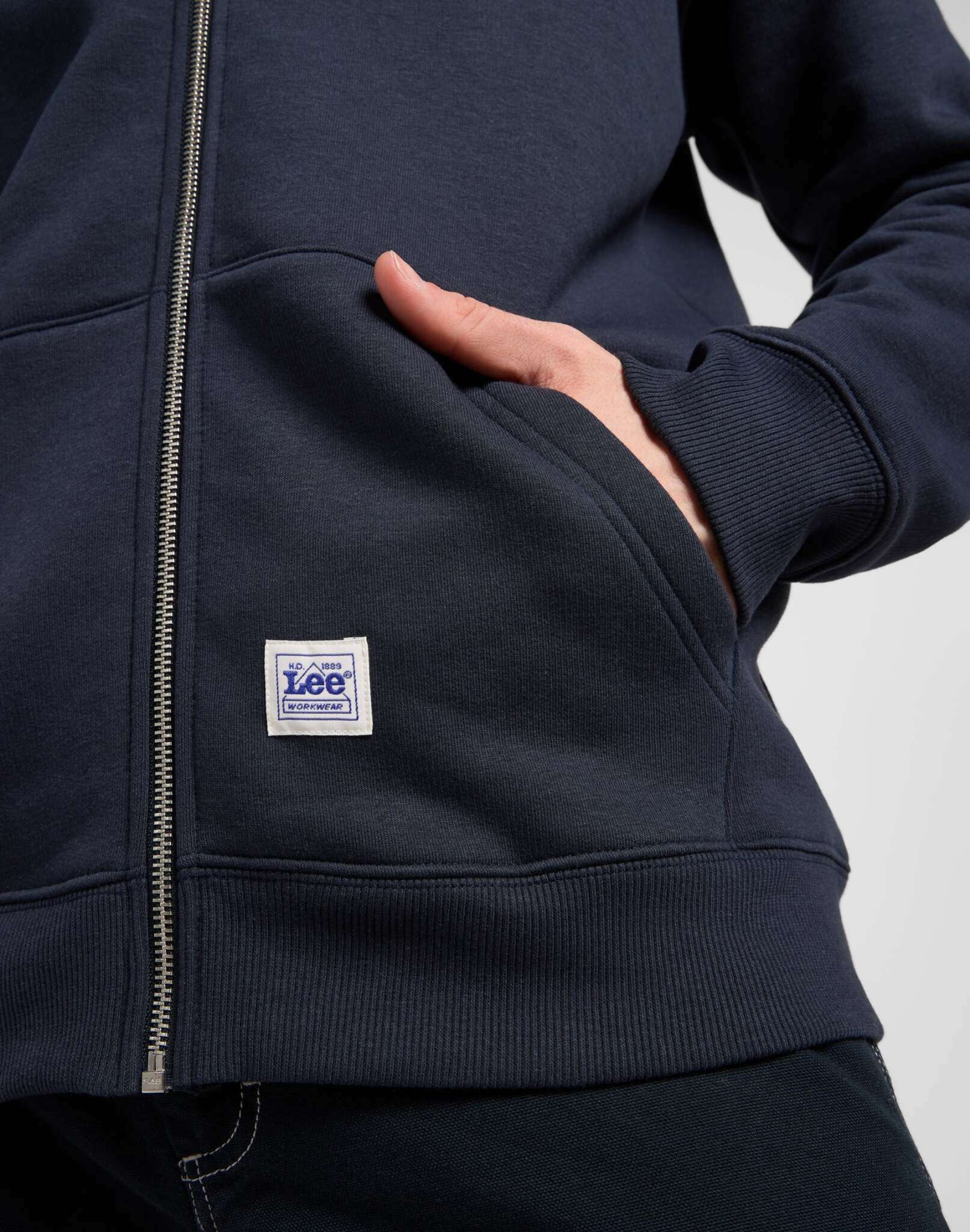Lee® Veste sweat »Lee Sweatjacke Ww Full Zip Hoodie«