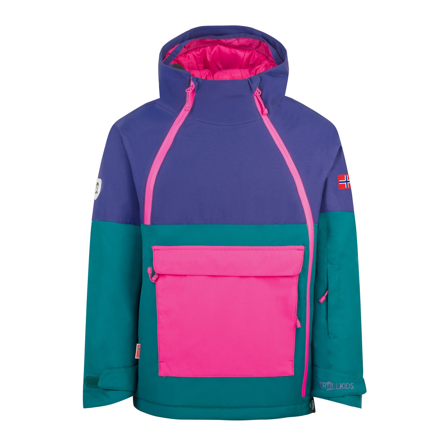 TROLLKIDS Winterjacke »KIDS EIKEDALEN JACKET« mit grosser Fronttasche, winddicht, wasserdicht, atmungsaktiv
